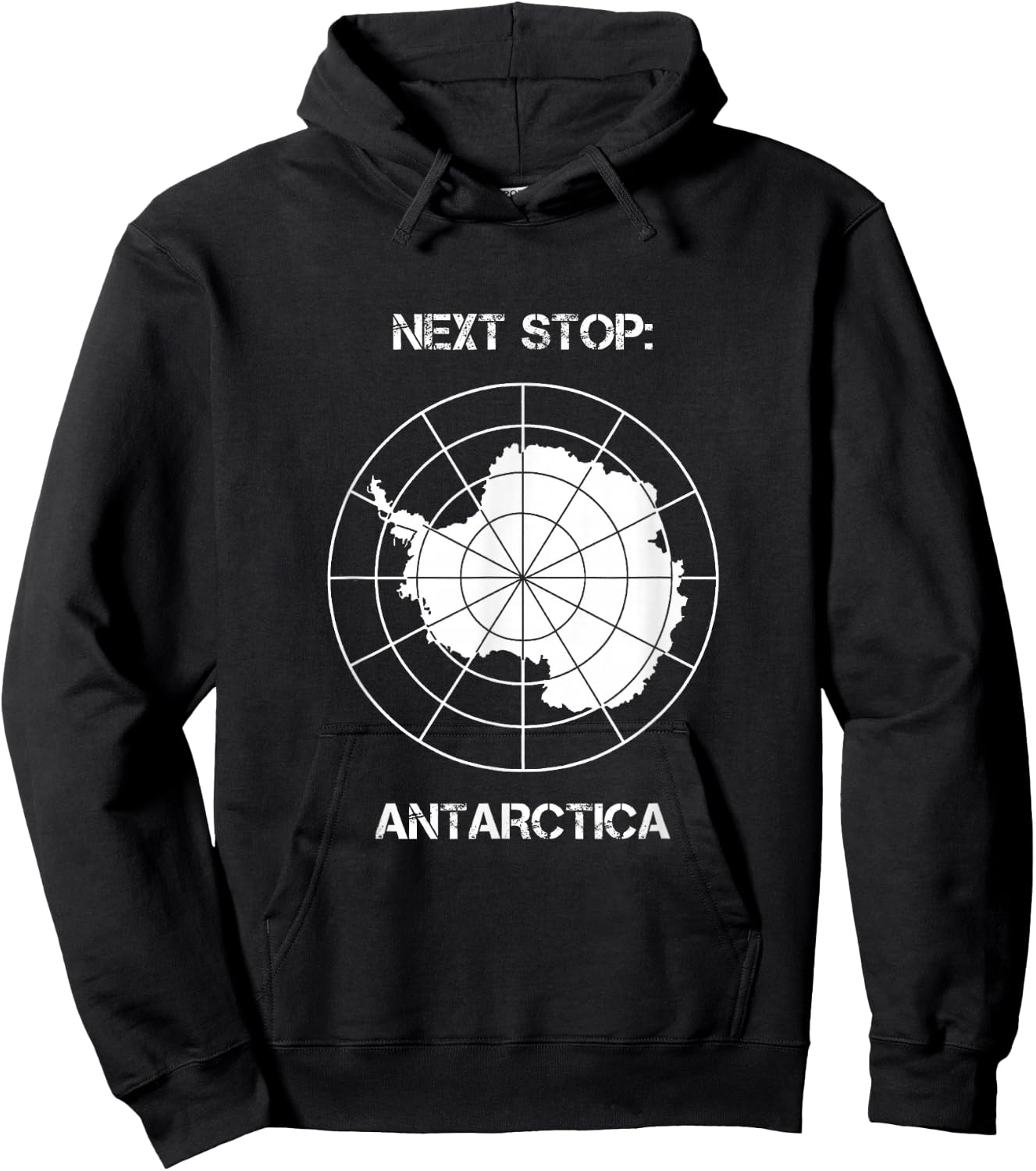 Next Stop Antarctica – Polar Expedition Travel for Explorers Hoodie - Hoodie | Black