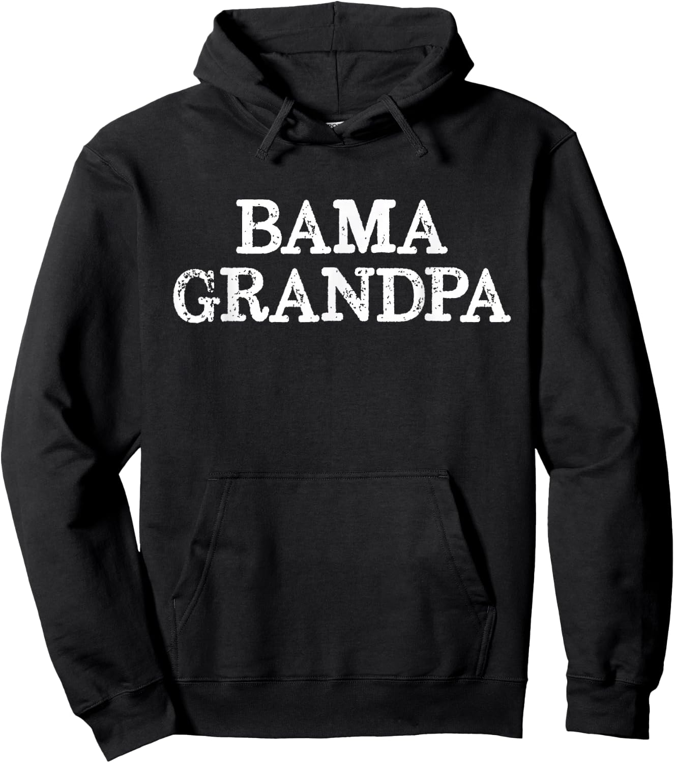 Bama Grandpa Alabama Grandfather Hoodie - Hoodie | Black