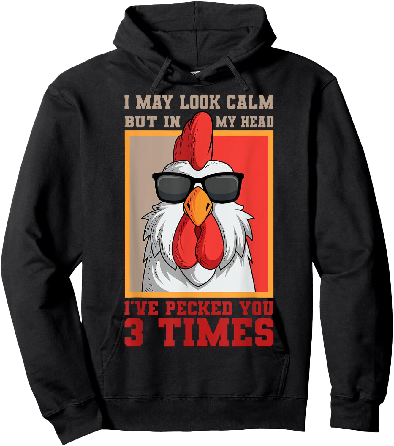 Rooster Chicken Farmers Farm Poultry Lover Hoodie - Hoodie | Black