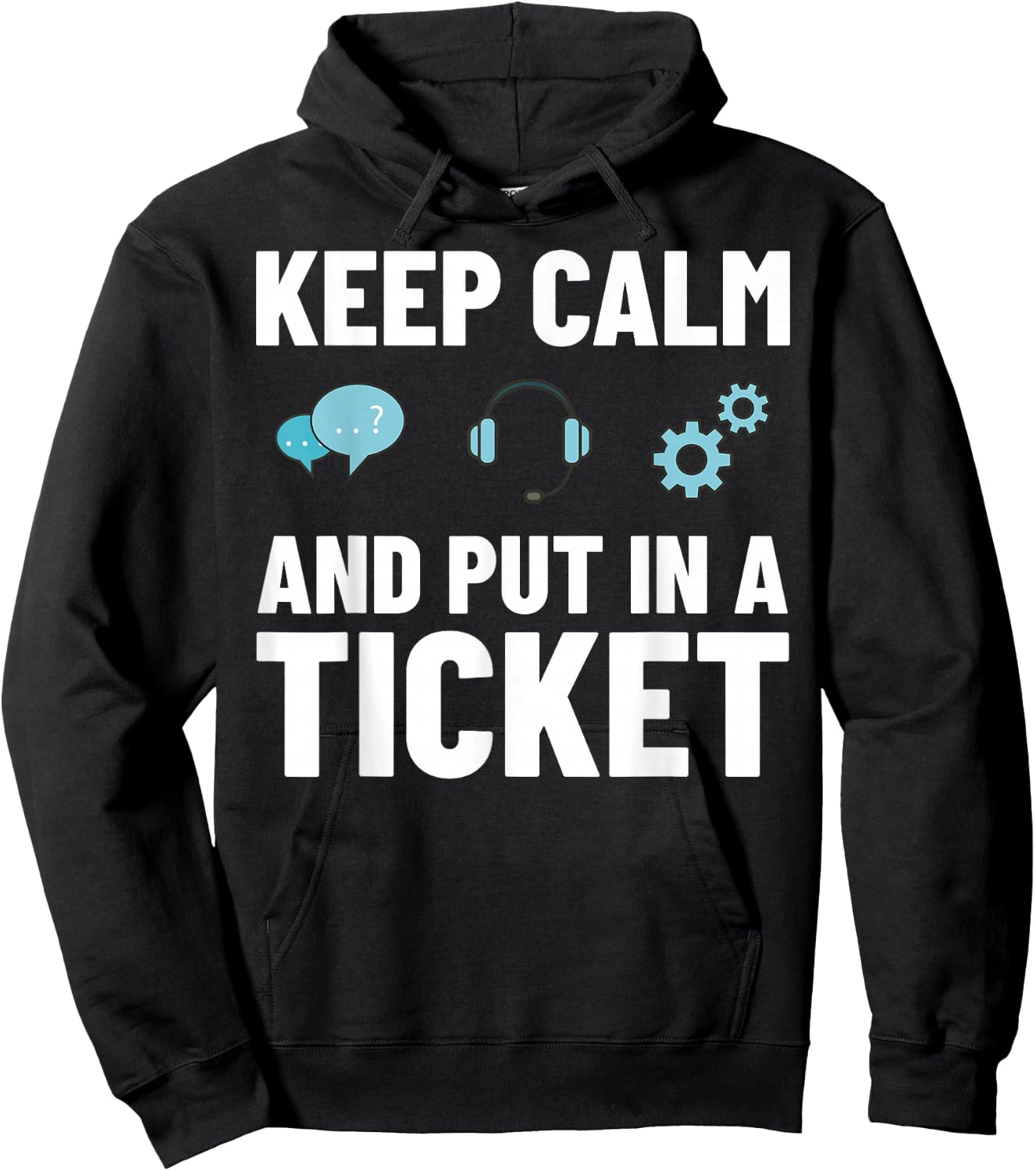 Tech Support IT Technical Engineer Helpdesk Hoodie - Hoodie | Black