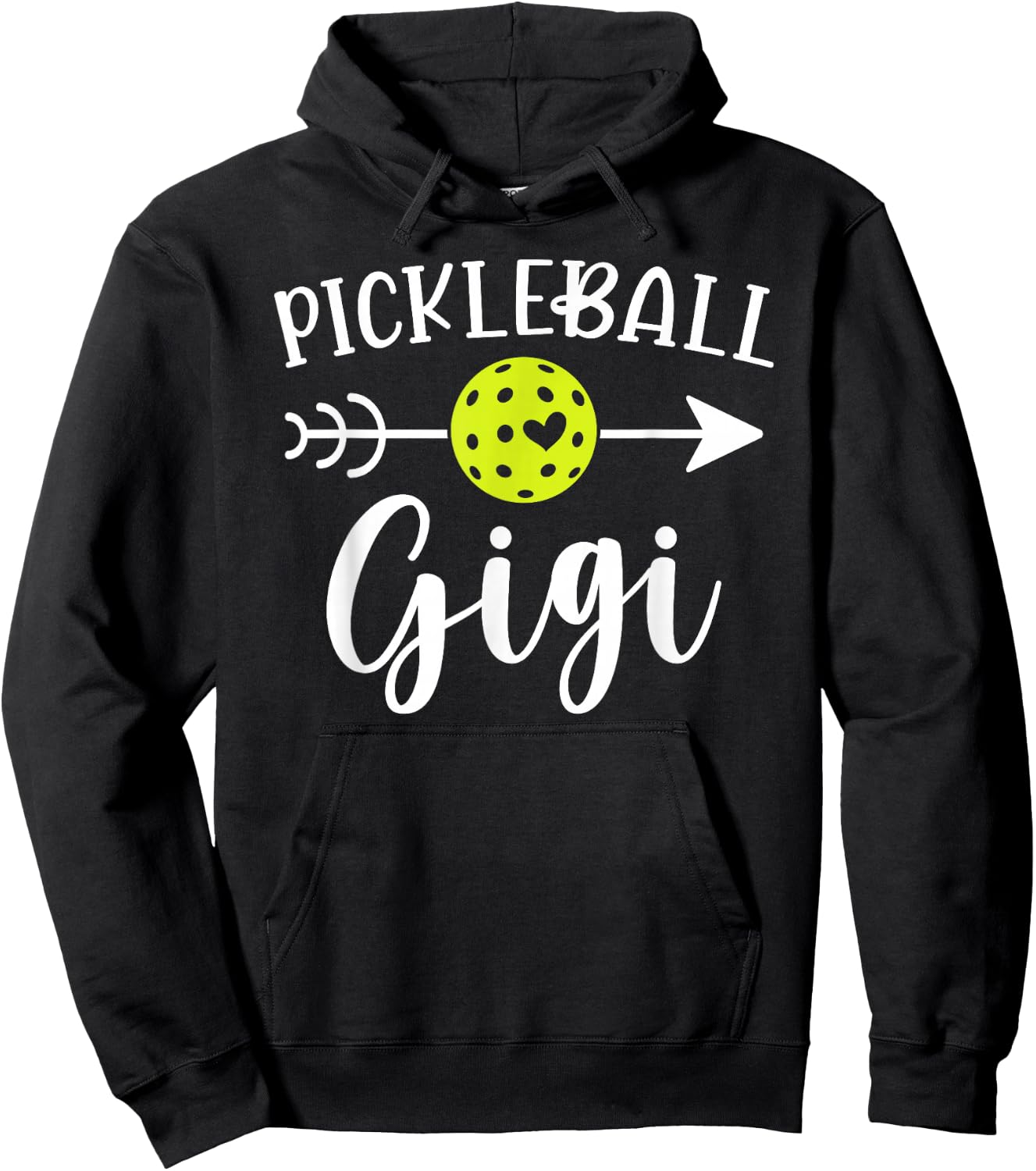Pickleball Gigi Pickleball Player Gigi Grandma Hoodie - Hoodie | Black