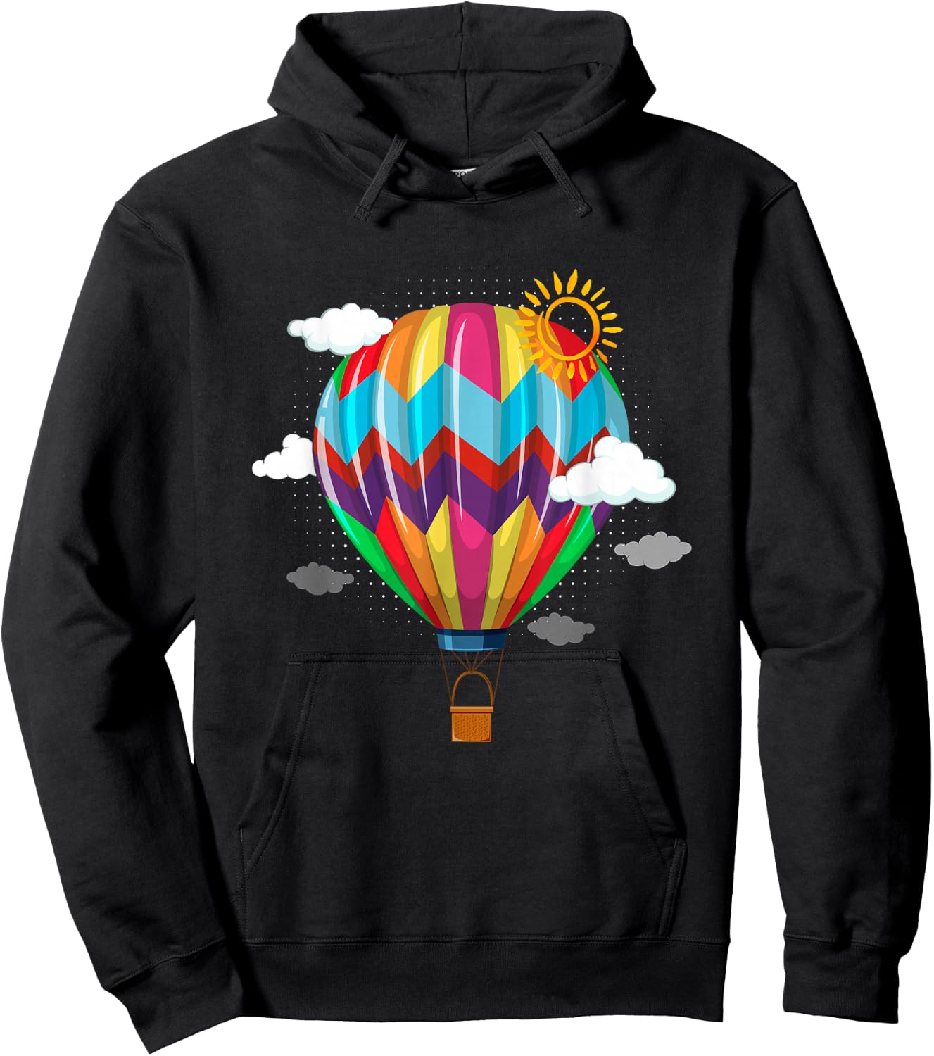 Retro Hot Air Balloon The Perfect Hot Air Balloon Pilot Hoodie - Hoodie | Black