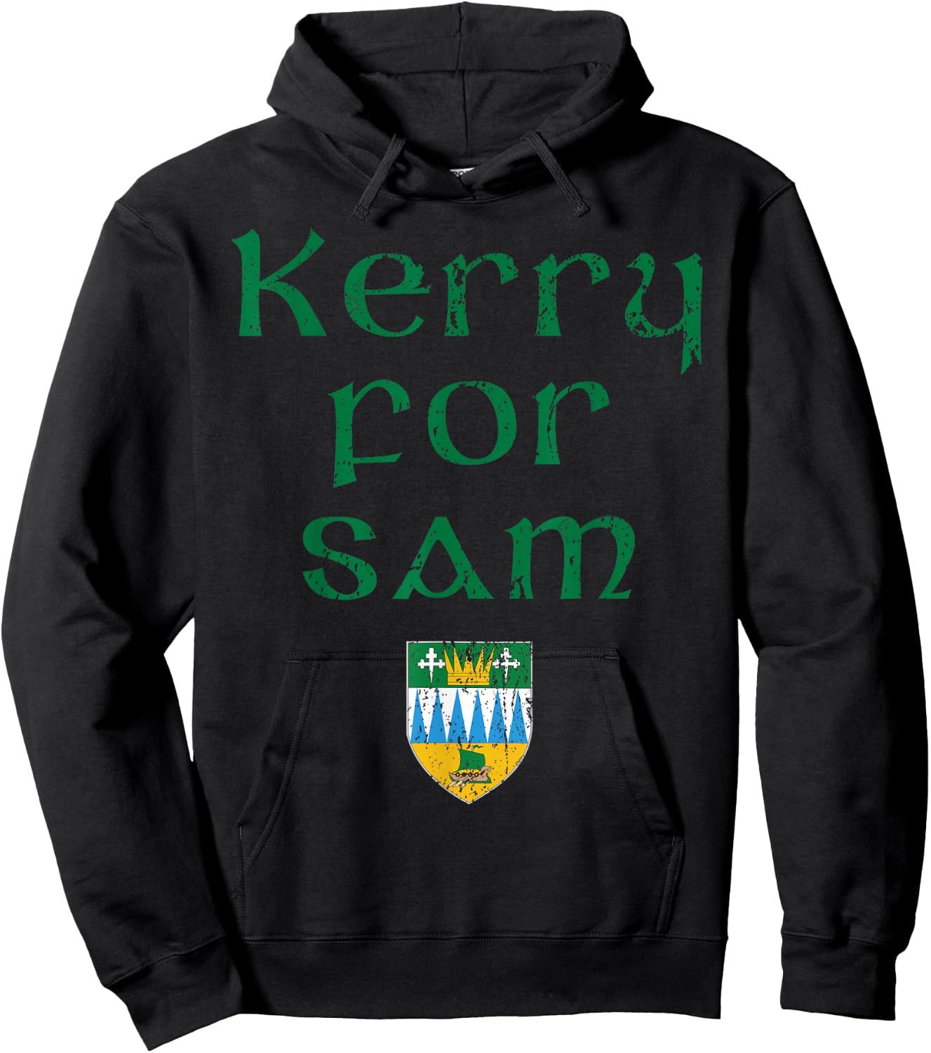 Kerry for Sam, All Ireland gaelic football Hoodie - Hoodie | Black