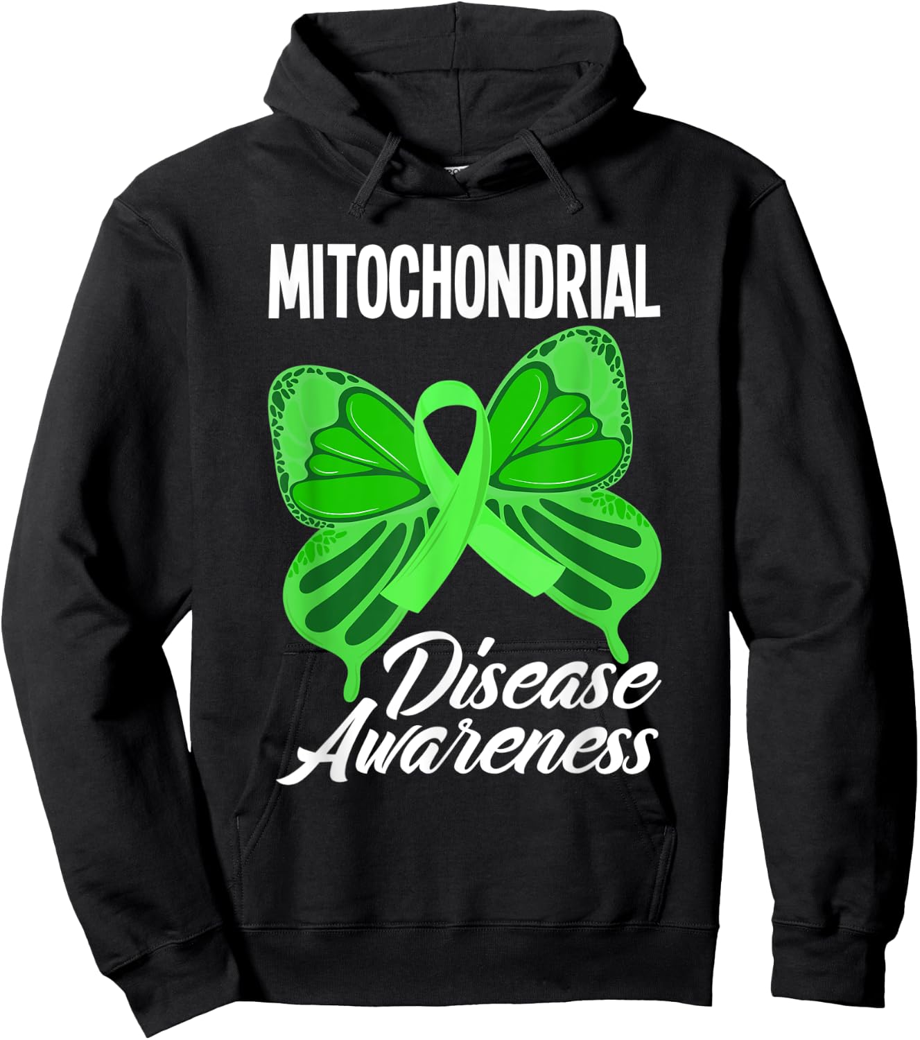Mitochondrial Disease Awareness Mitochondrial Disease Hoodie - Hoodie | Black