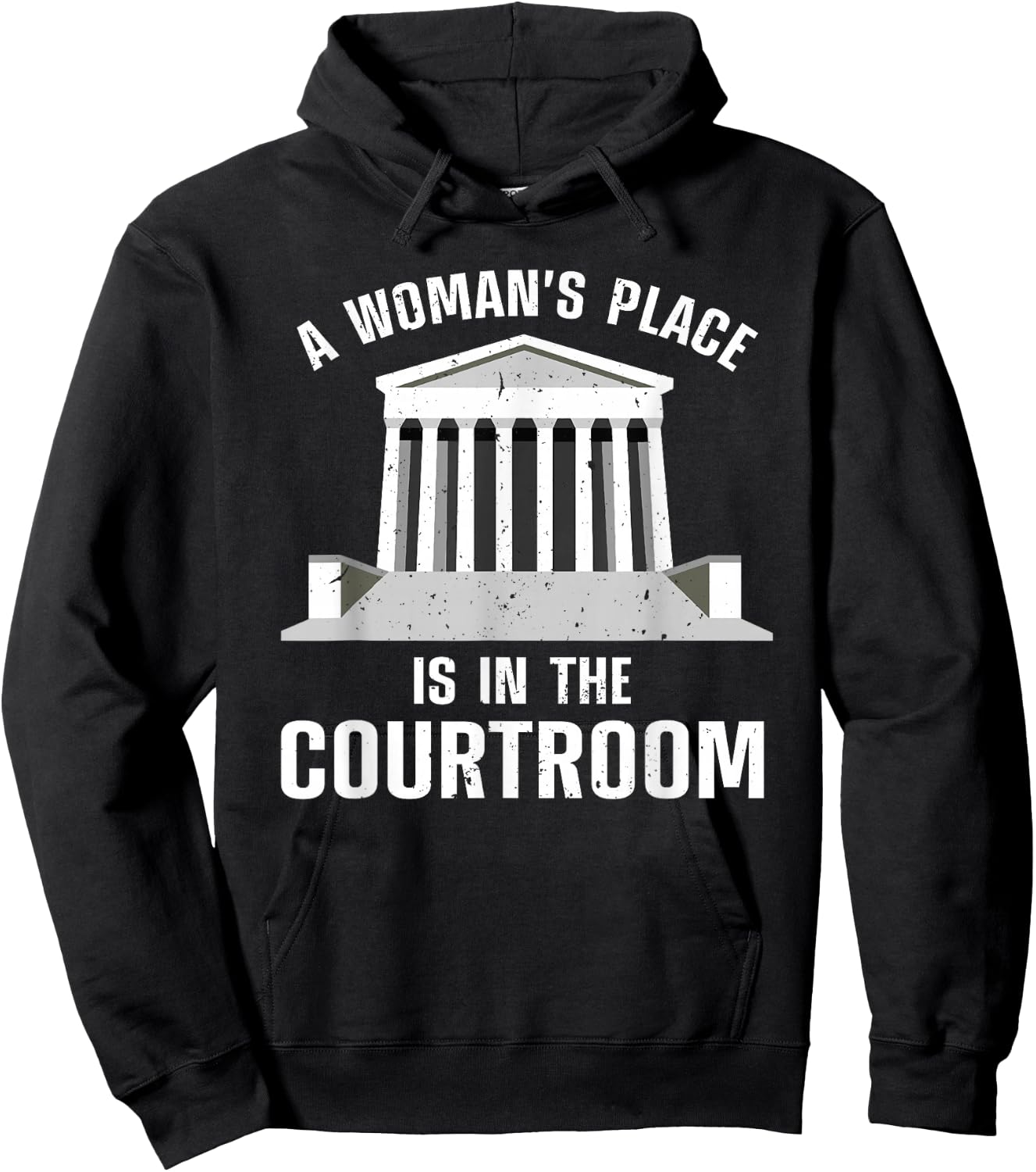 Funny Lawyer Art Women Girls Law Student Female Attorney Hoodie - Hoodie | Black