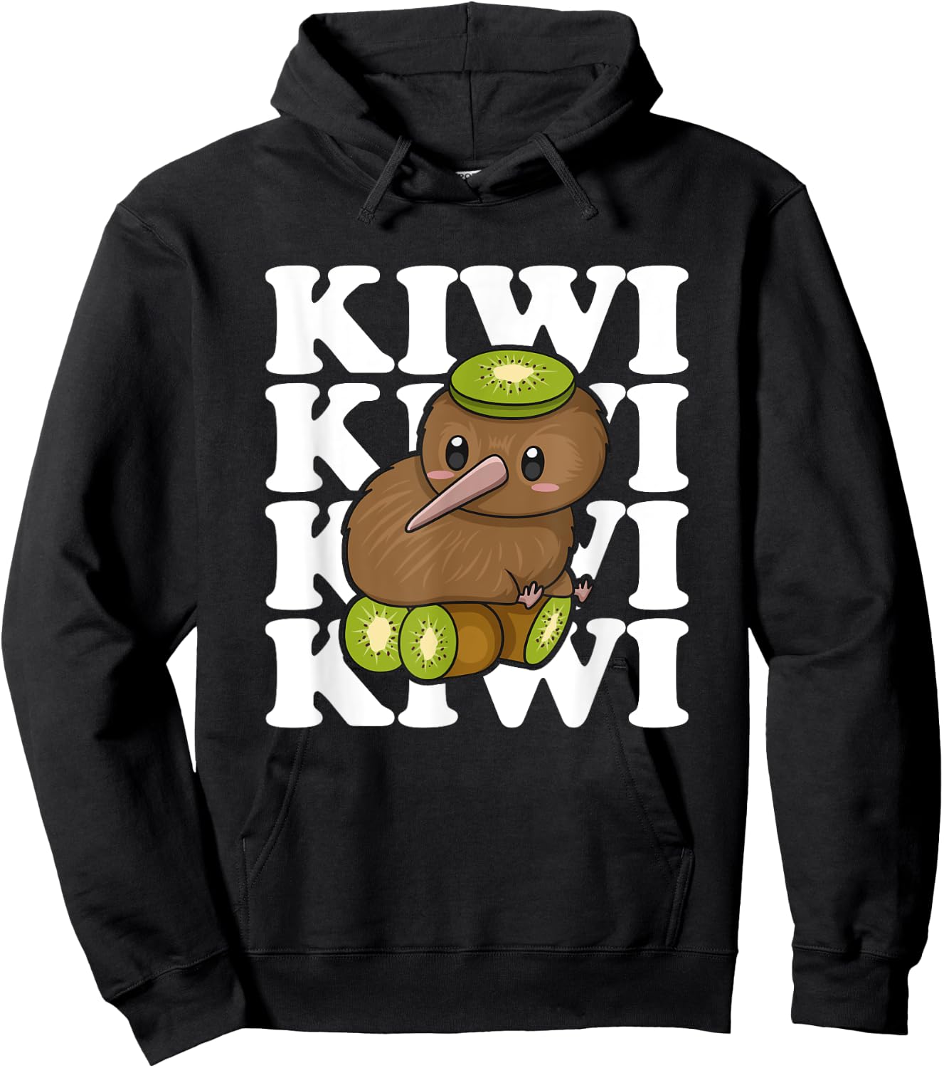 Kiwi New Zealand Quote for a Kiwi Bird Lover Hoodie - Hoodie | Black