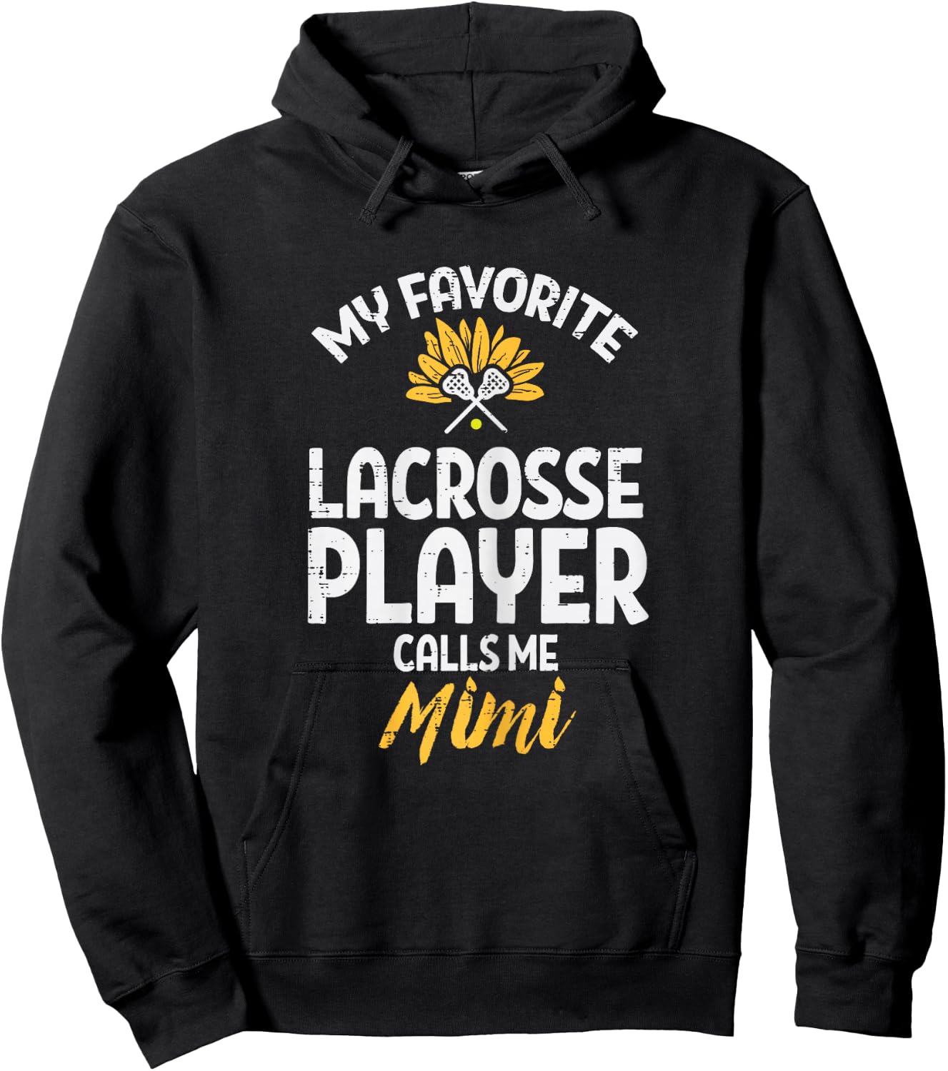 Favorite Lacrosse Player Mimi Lax Familie Granny Granny Granny Women Hoodie - Hoodie | Black