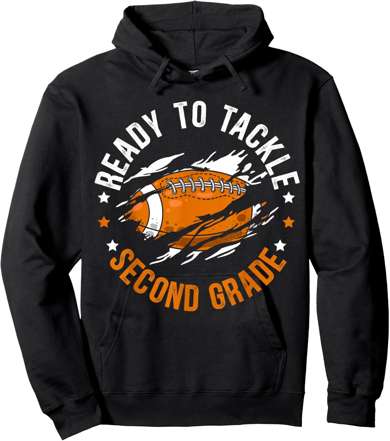 Ready To Tackle Second Grade First Day Of School Hoodie - Hoodie | Black