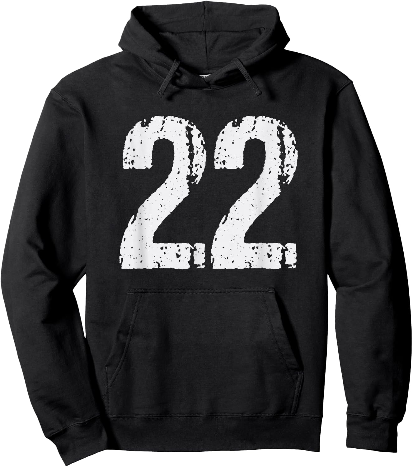 Number #22 Vintage 22nd Birthday Party 22 Years Old Hoodie - Hoodie | Black