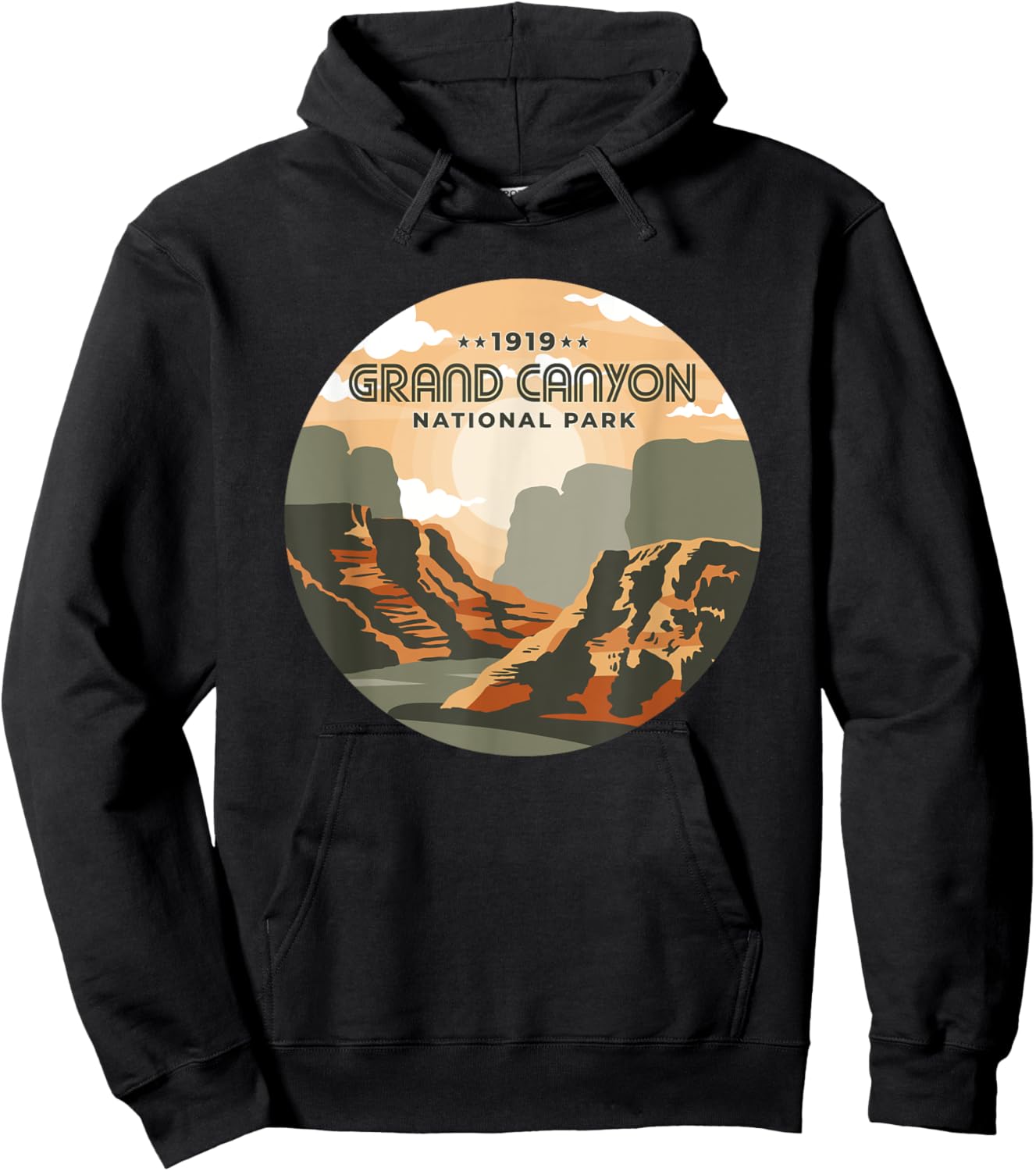 Grand Canyon National Park North Rim Arizona Hoodie - Hoodie | Black