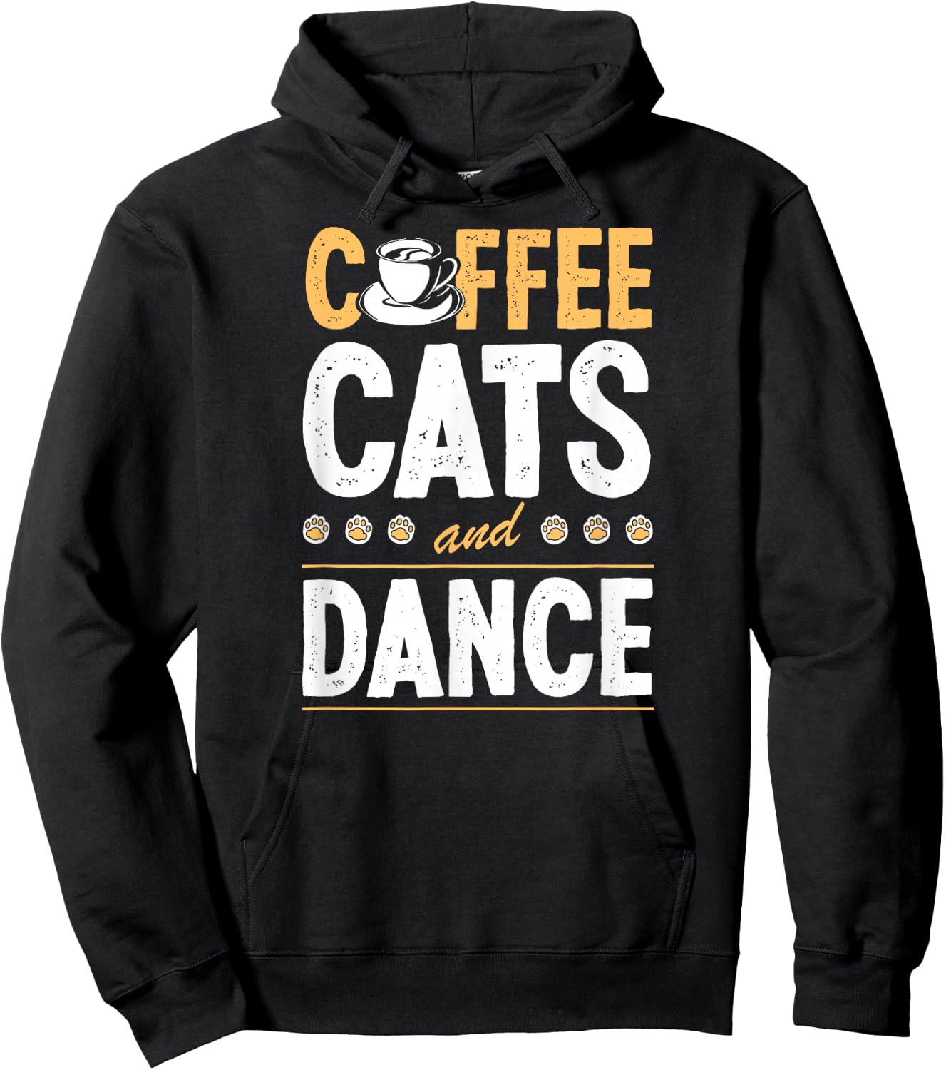Coffee Cats And Ballet Dance Instructor Cat Lover Hoodie - Hoodie | Black