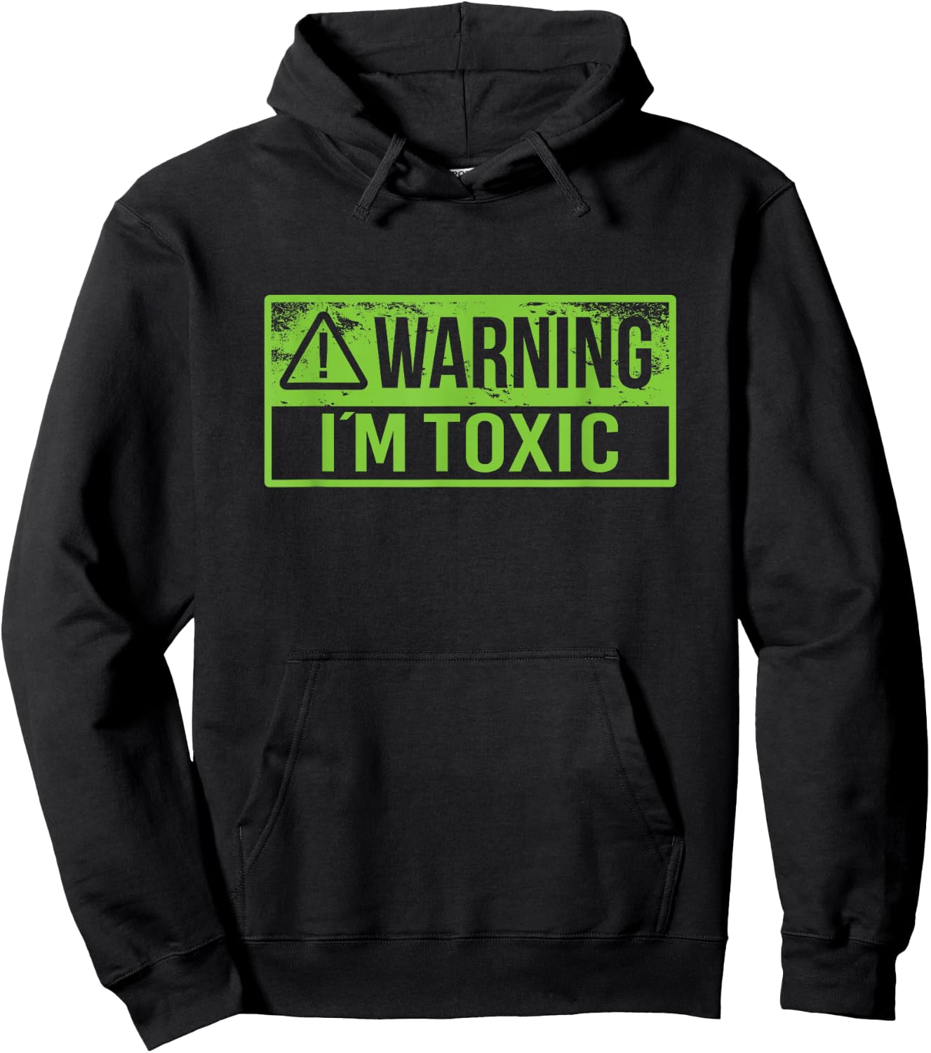 Warning I'm Toxic, For Employees or Teenagers Hoodie - Hoodie | Black
