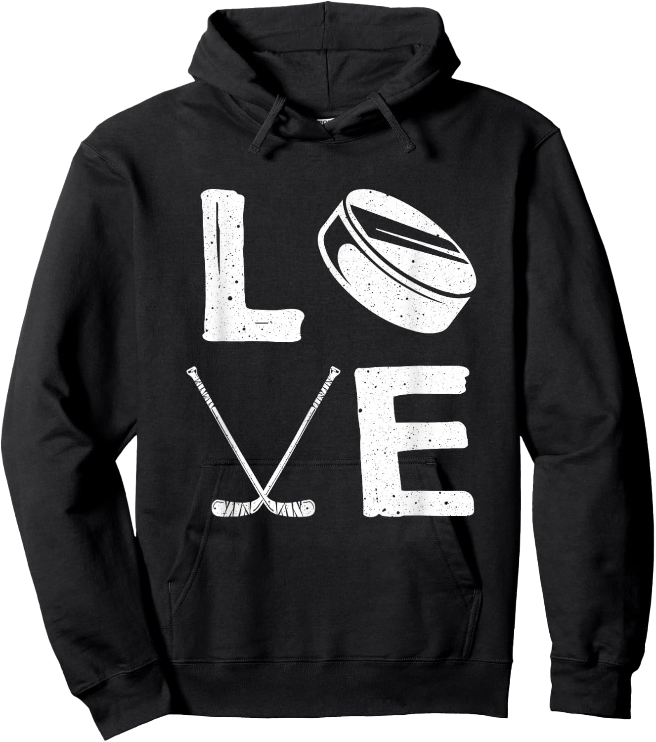 Funny Hockey Design For Kids Men Women Ice Hockey Players Hoodie - Hoodie | Black