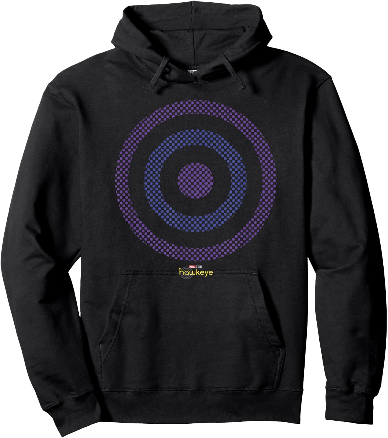 Marvel Hawkeye Bullseye Target Logo V2 Hoodie - Hoodie | Black