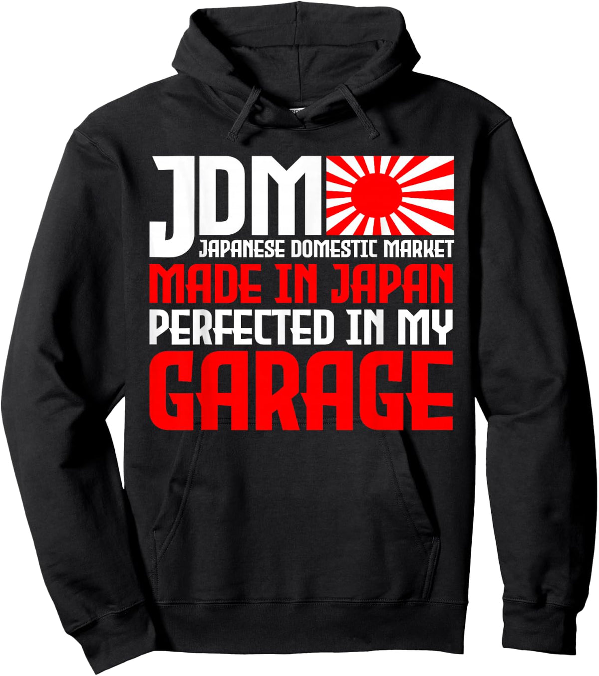 JDM Motorsport Car Tuning Automotive Hoodie - Hoodie | Black