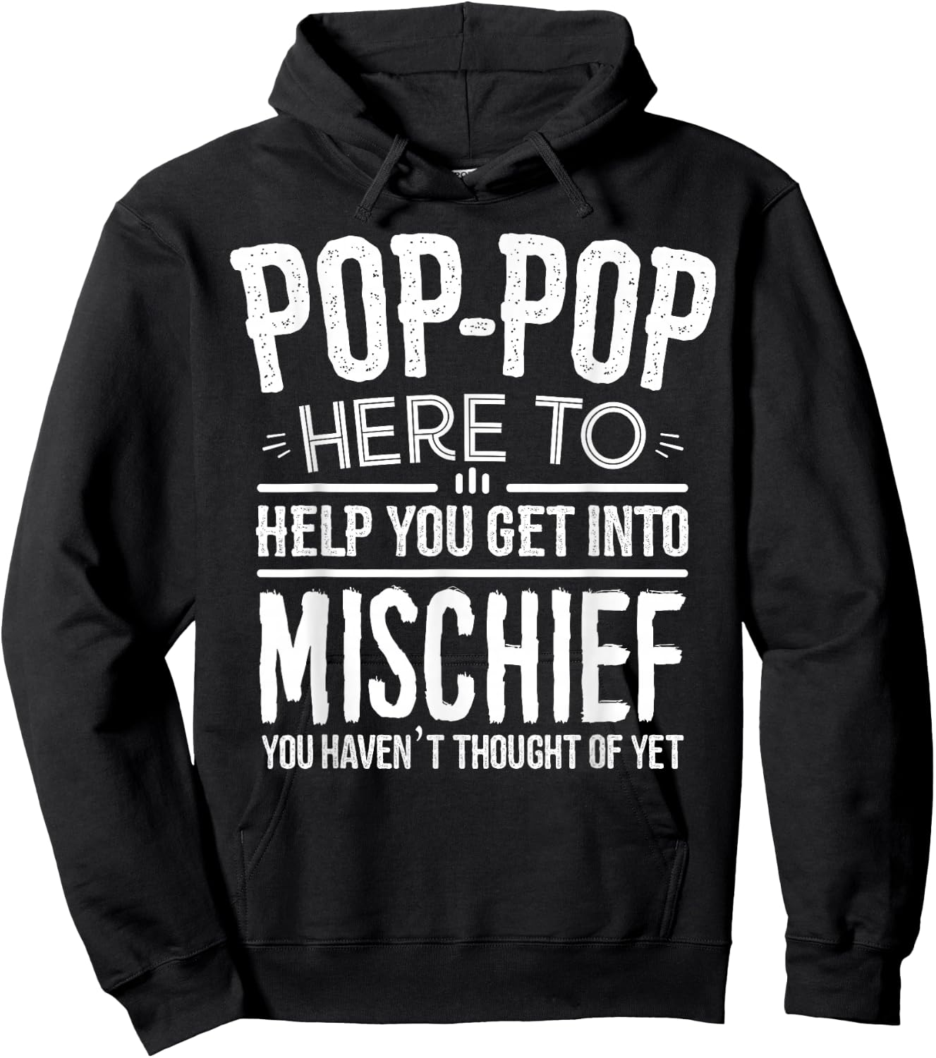 Pop-Pop Shirt from Grandchildren Grandfather Pop-Pop Hoodie - Hoodie | Black