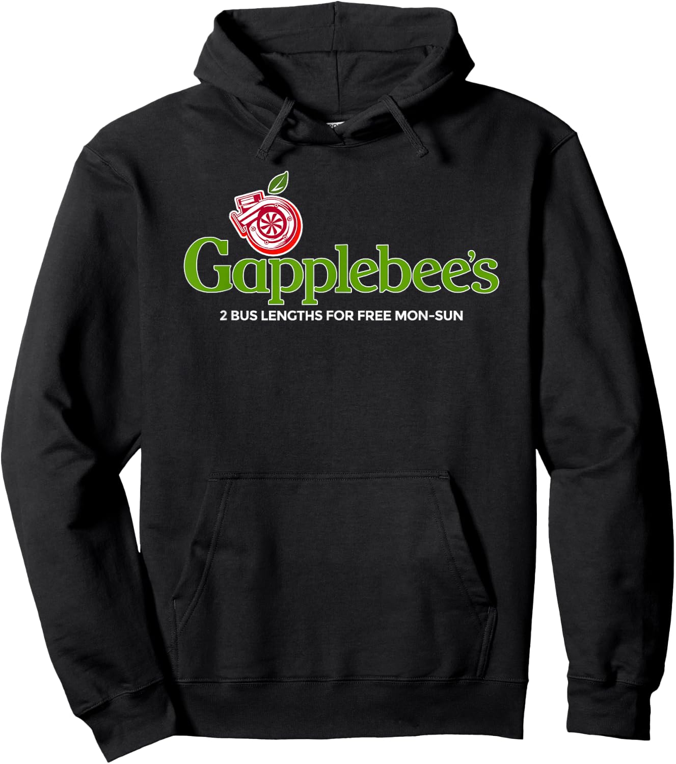 Gapplebee's Drag Racing American Muscle Turbo Boosted Small Hoodie - Hoodie | Black