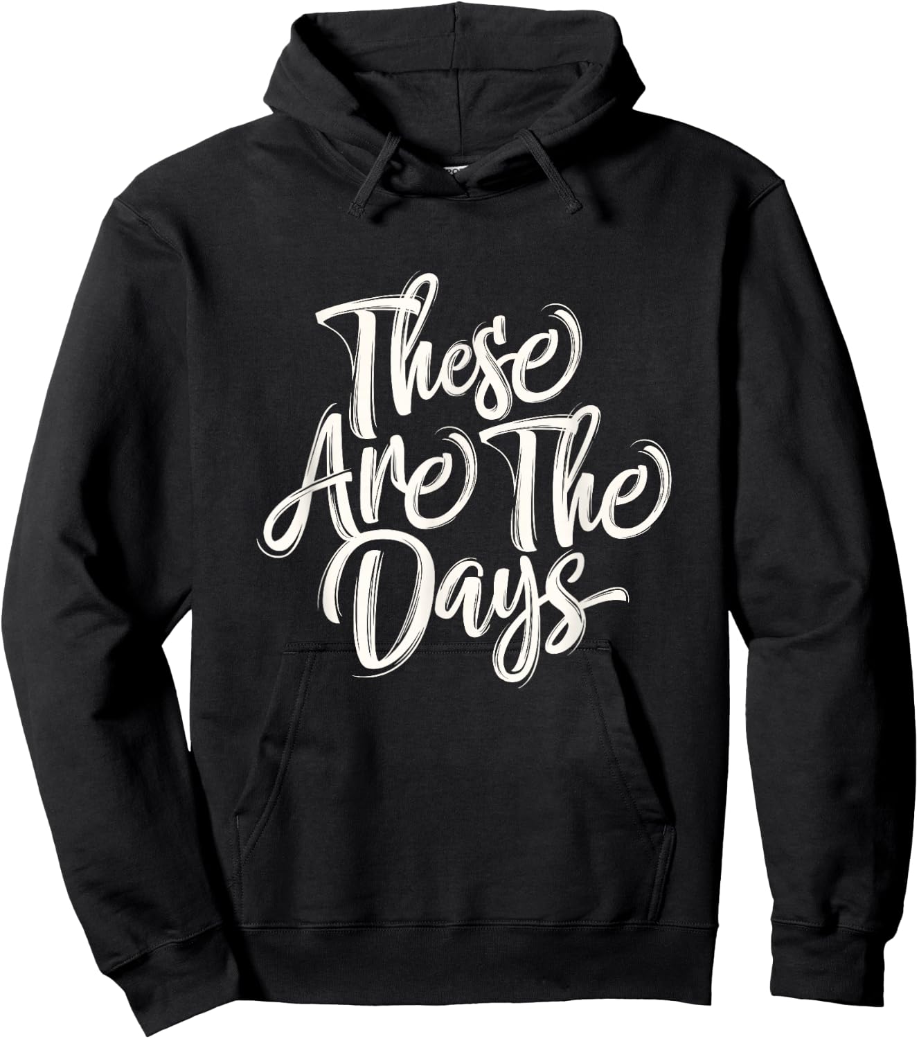Summer Women's These Are the Days Casual Graphic Hoodie - Hoodie | Black