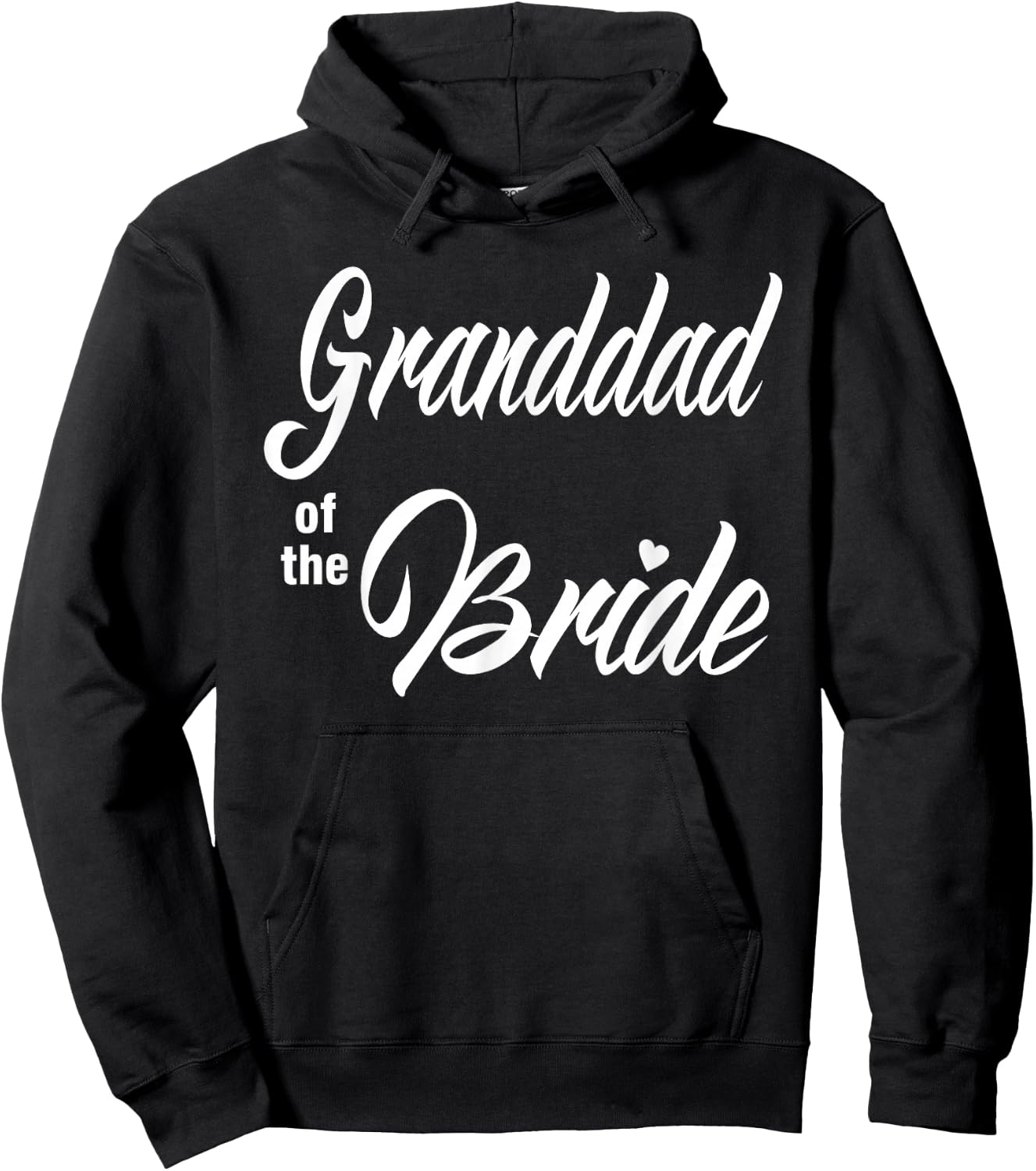 Granddad of the Bride Wedding Party Matching Bridal Party Hoodie - Hoodie | Black