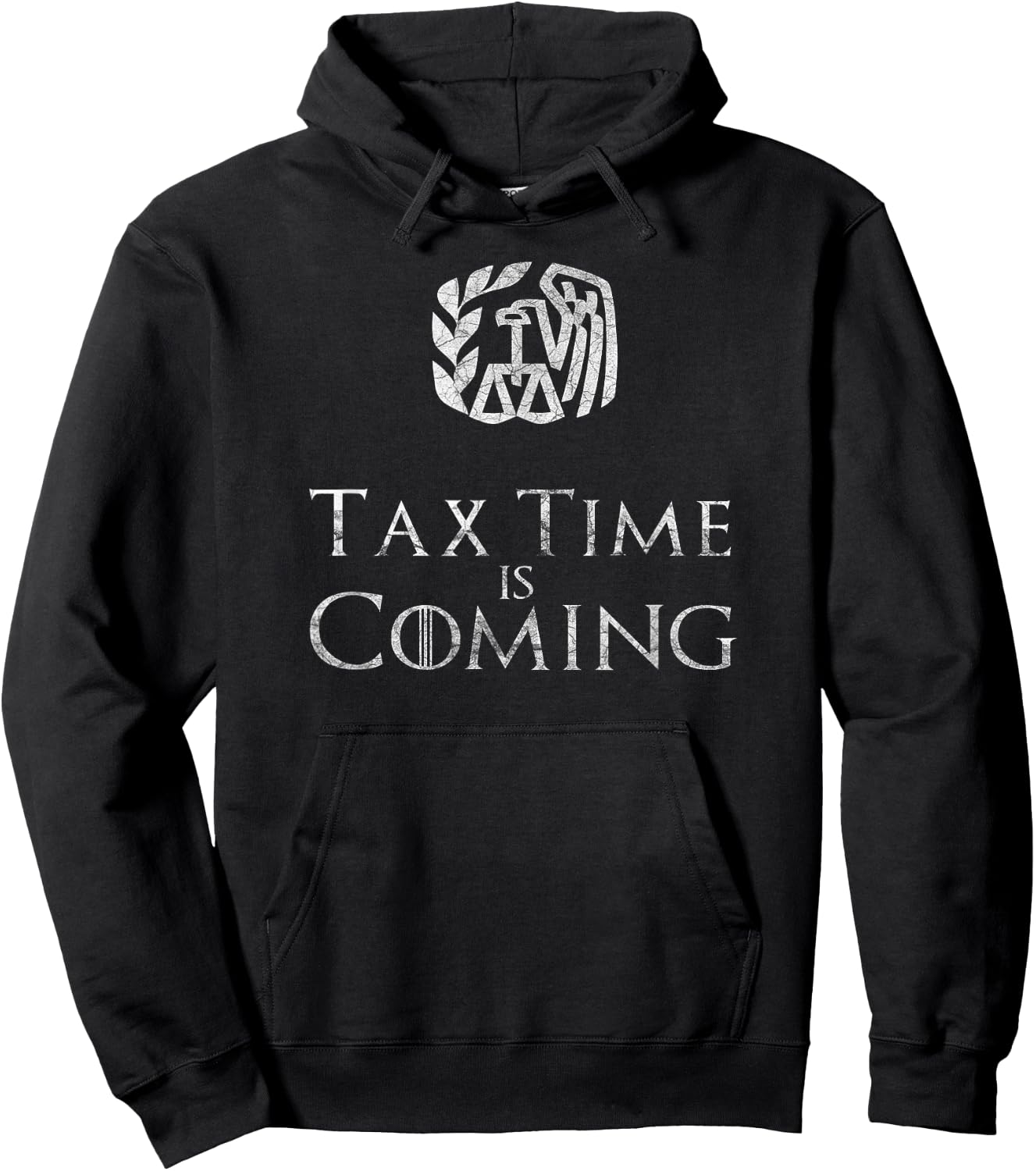 Tax Time Is Coming With House of IRS Clan Funny Accountant Hoodie - Hoodie | Black