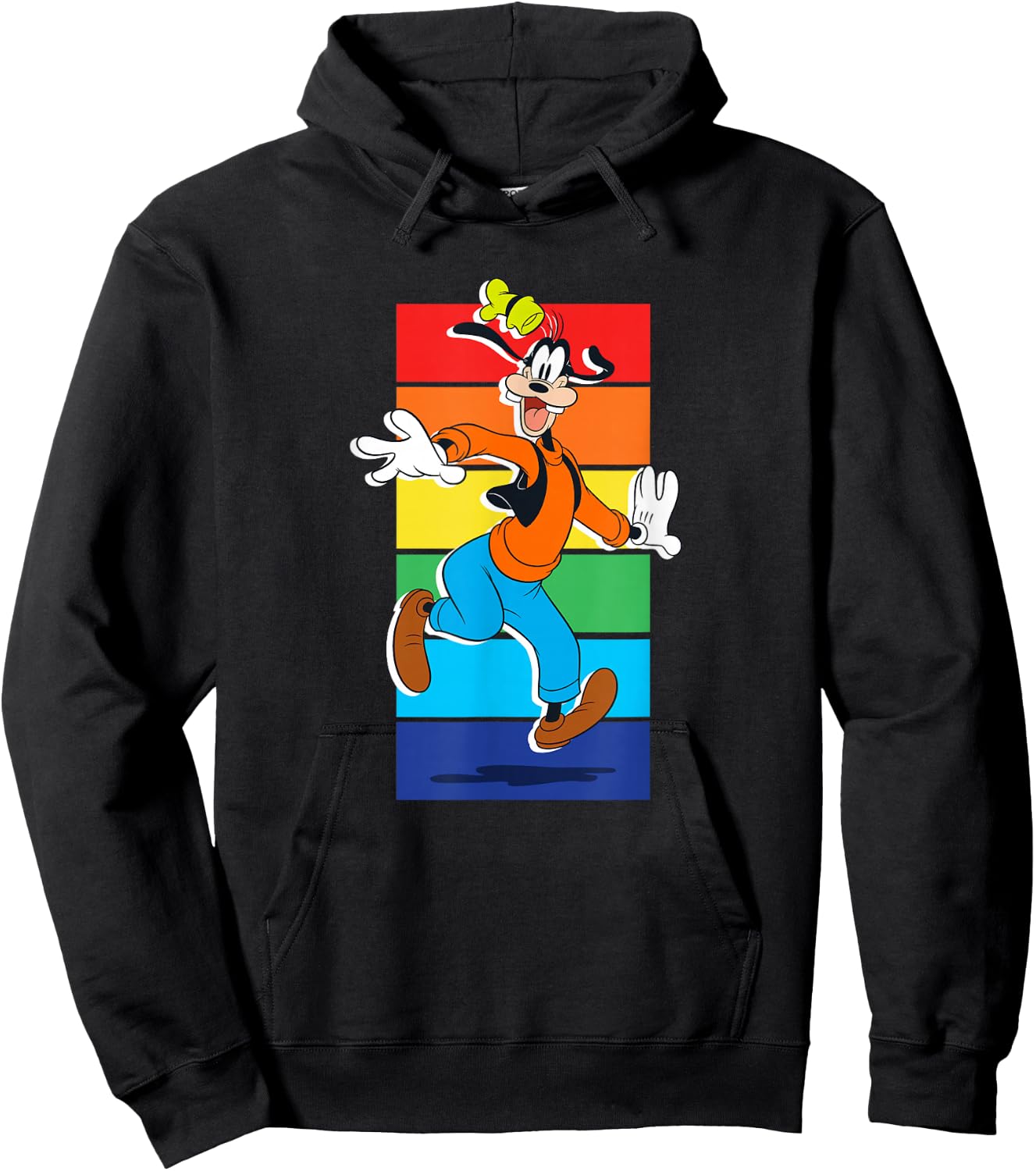 Disney Goofy Rainbow Hoodie - Hoodie | Black