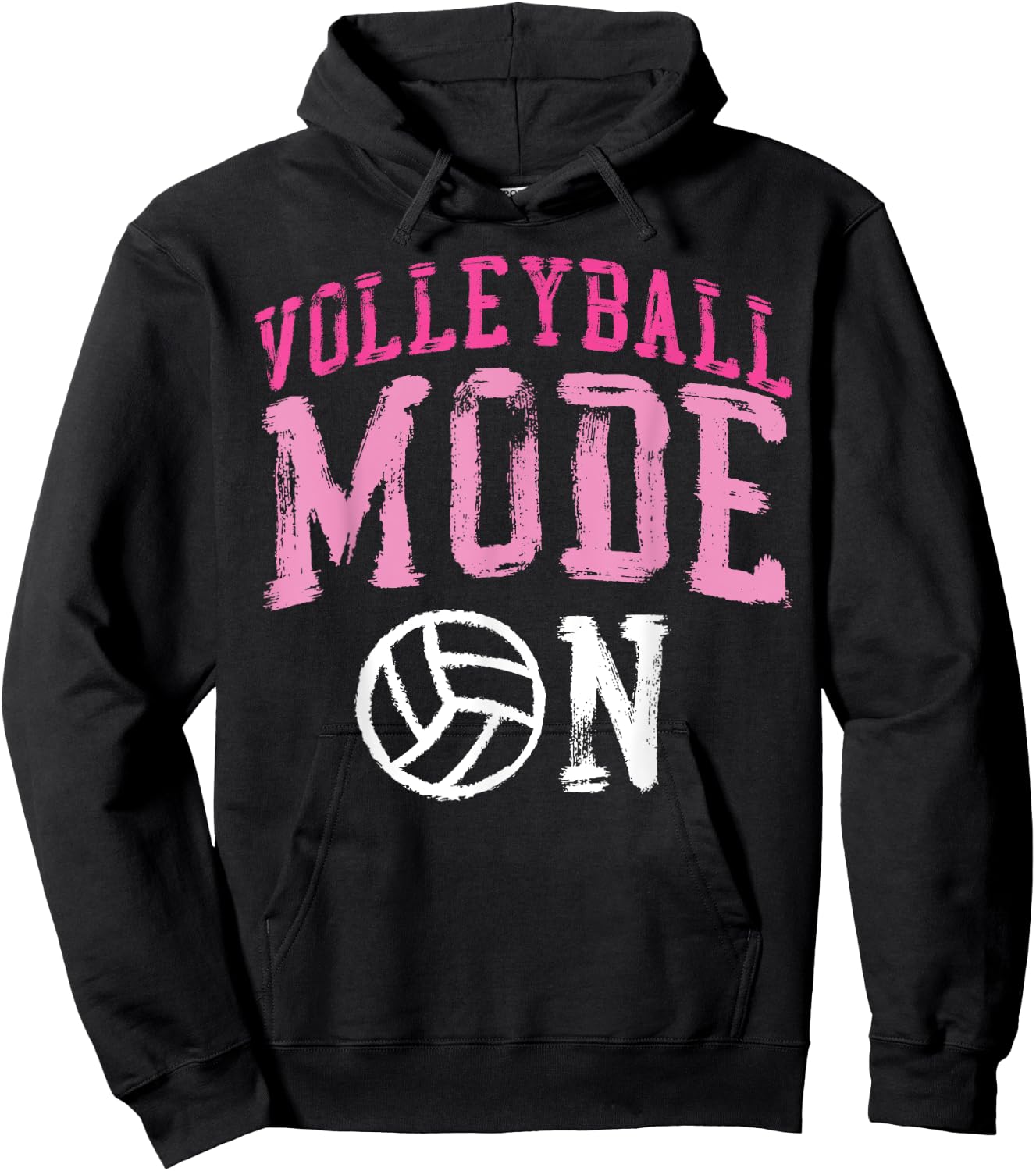 Volleyball Player Team Volleyball Mode On Hoodie - Hoodie | Black