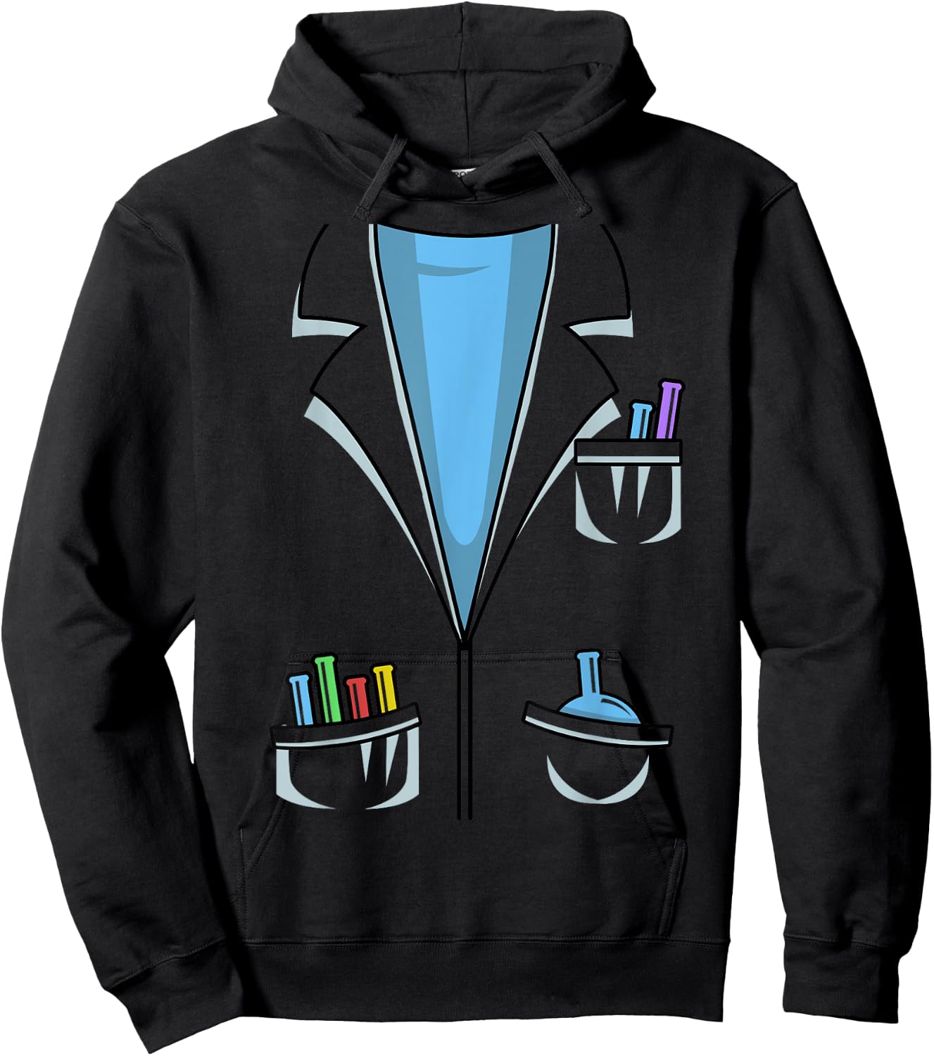 Cute Scientist Halloween Costume Chemist Science Gift Hoodie - Hoodie | Black