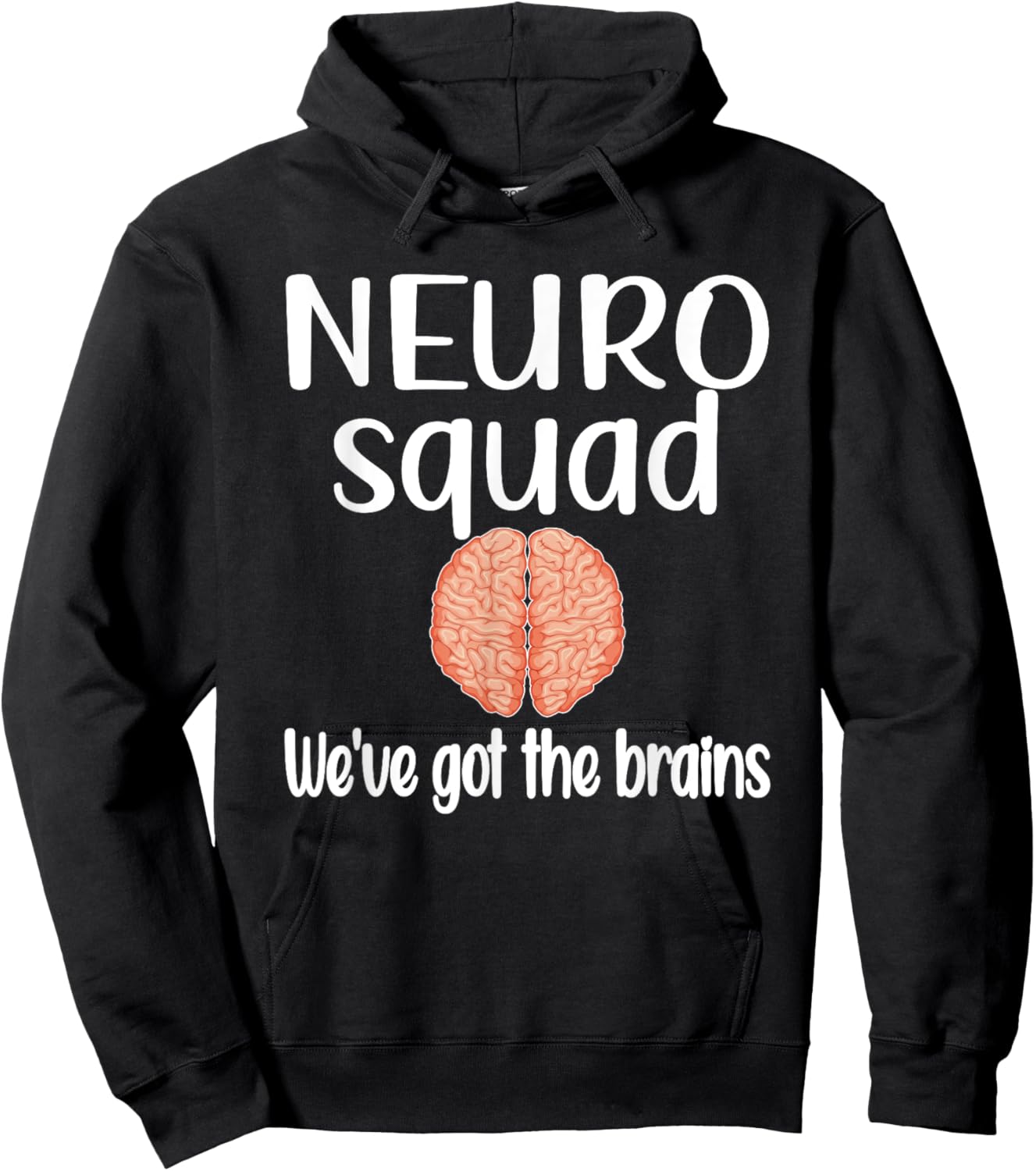 Neuro Squad Brain Neurologist Neurology Crew Tech Nurse Hoodie - Hoodie | Black