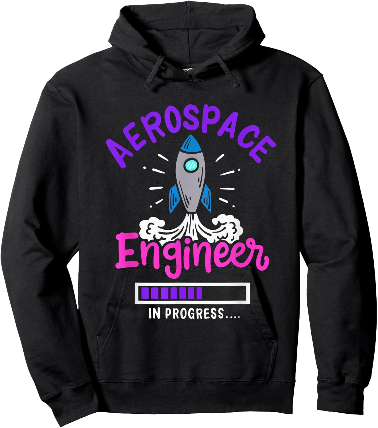 Aerospace Engineer In Progress Hoodie - Hoodie | Black