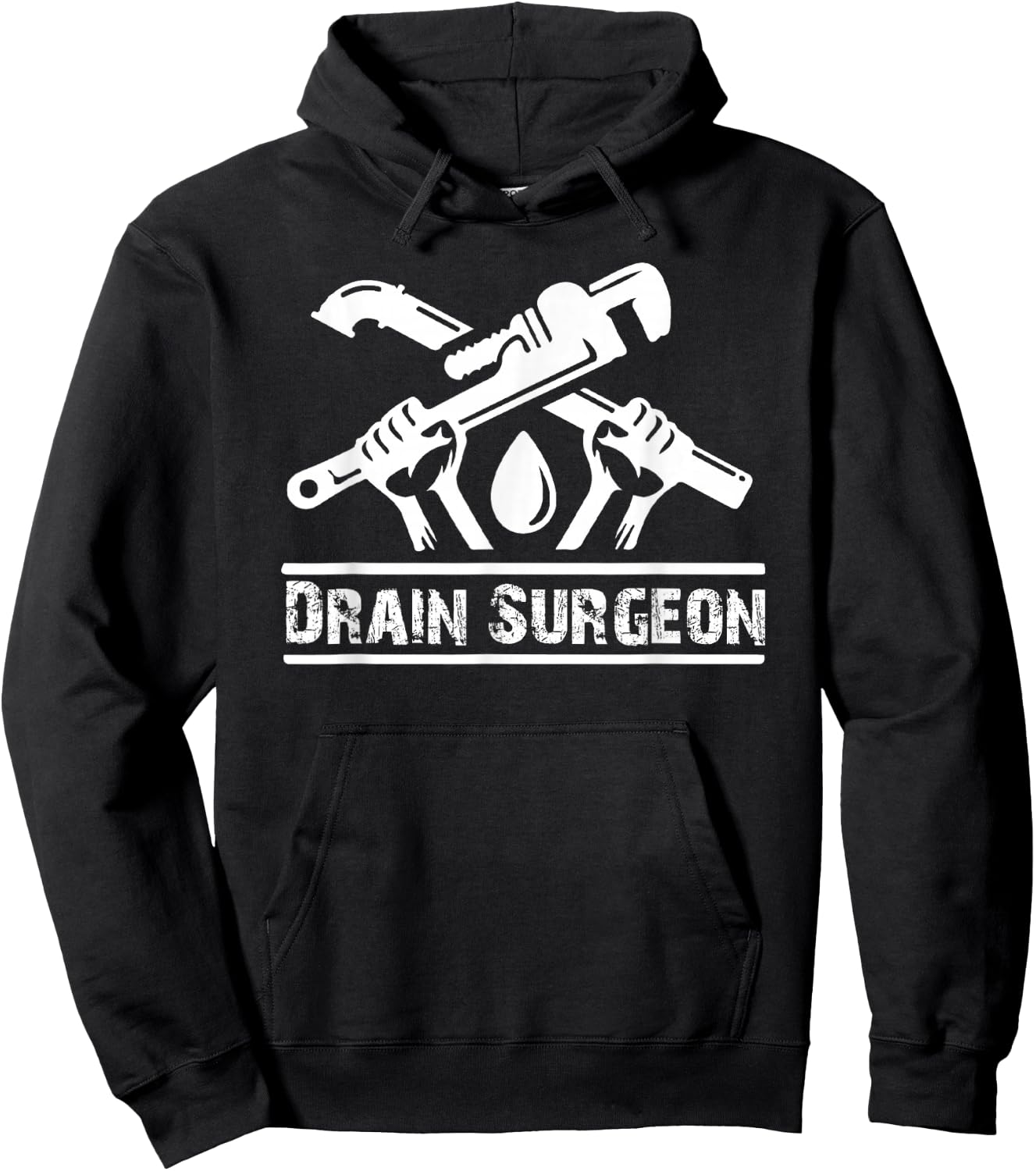 Drain Surgery Fanny Plumber Hoodie - Hoodie | Black