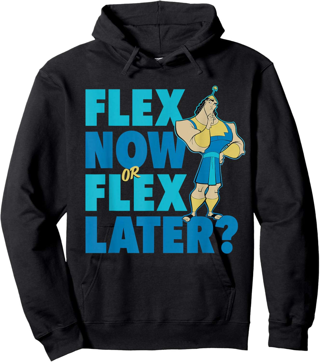 Disney The Emperor's New Groove Kronk Flex Workout Hoodie - Hoodie | Black