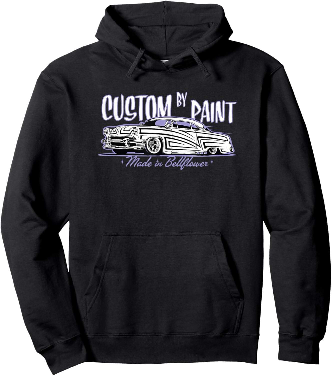 Custom by Paint - Made in Bellflower Hoodie - Hoodie | Black