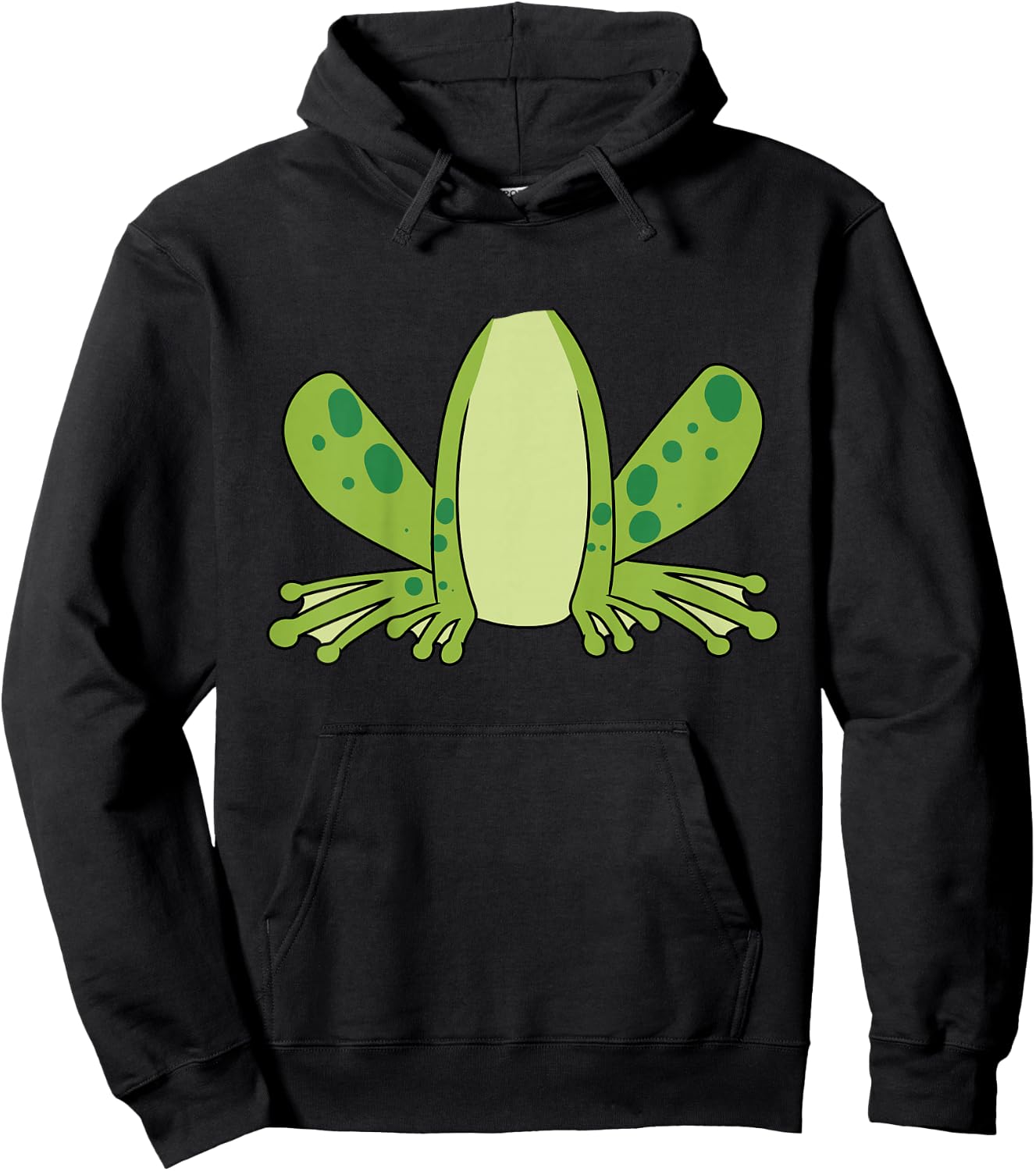 Kids Kids Easy Halloween Costume Idea - Frog Hoodie - Hoodie | Black