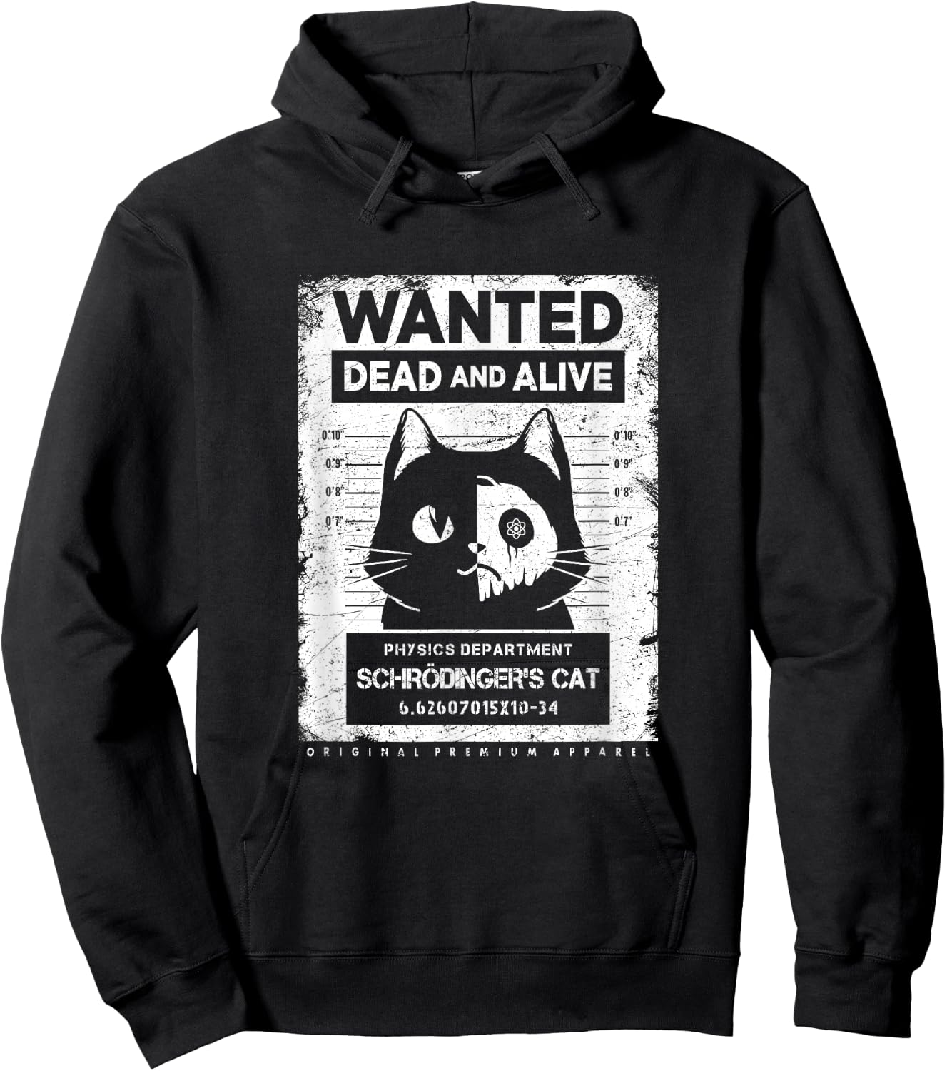 Schrödinger's Cat Wanted Dead And Alive Physics Physicist Hoodie - Hoodie | Black