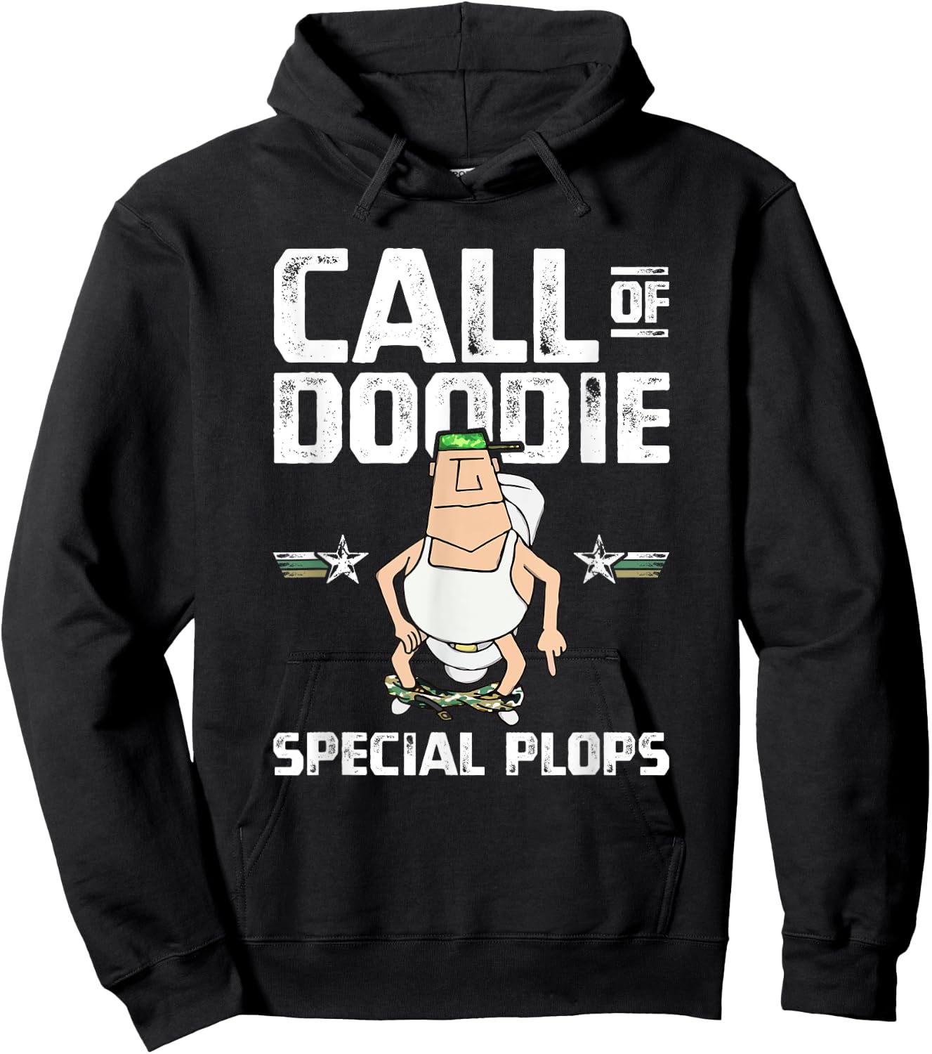 Call of Doodie Special Plops Funny Nerd Gamer Duty Player Hoodie - Hoodie | Black
