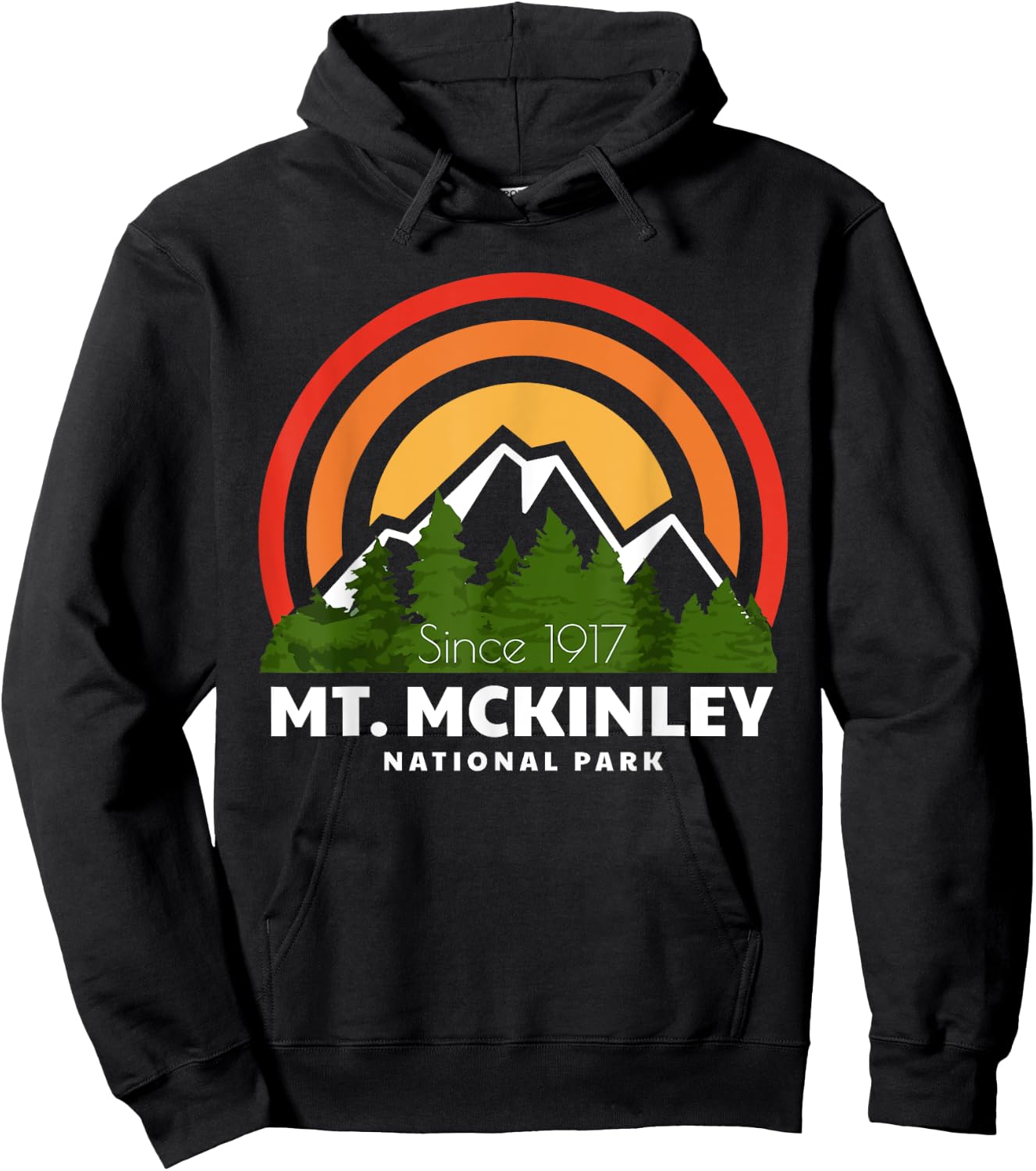 Mount McKinley National Park Apparel Hoodie - Hoodie | Black