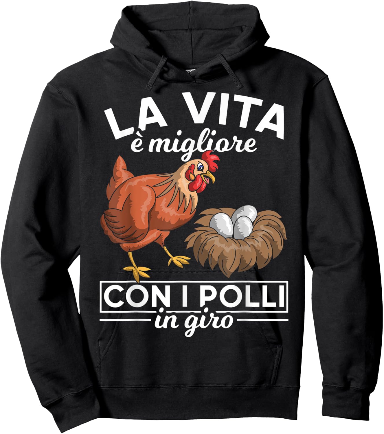 Chicken Farm Zoo Chicken Gift Hoodie - Hoodie | Black