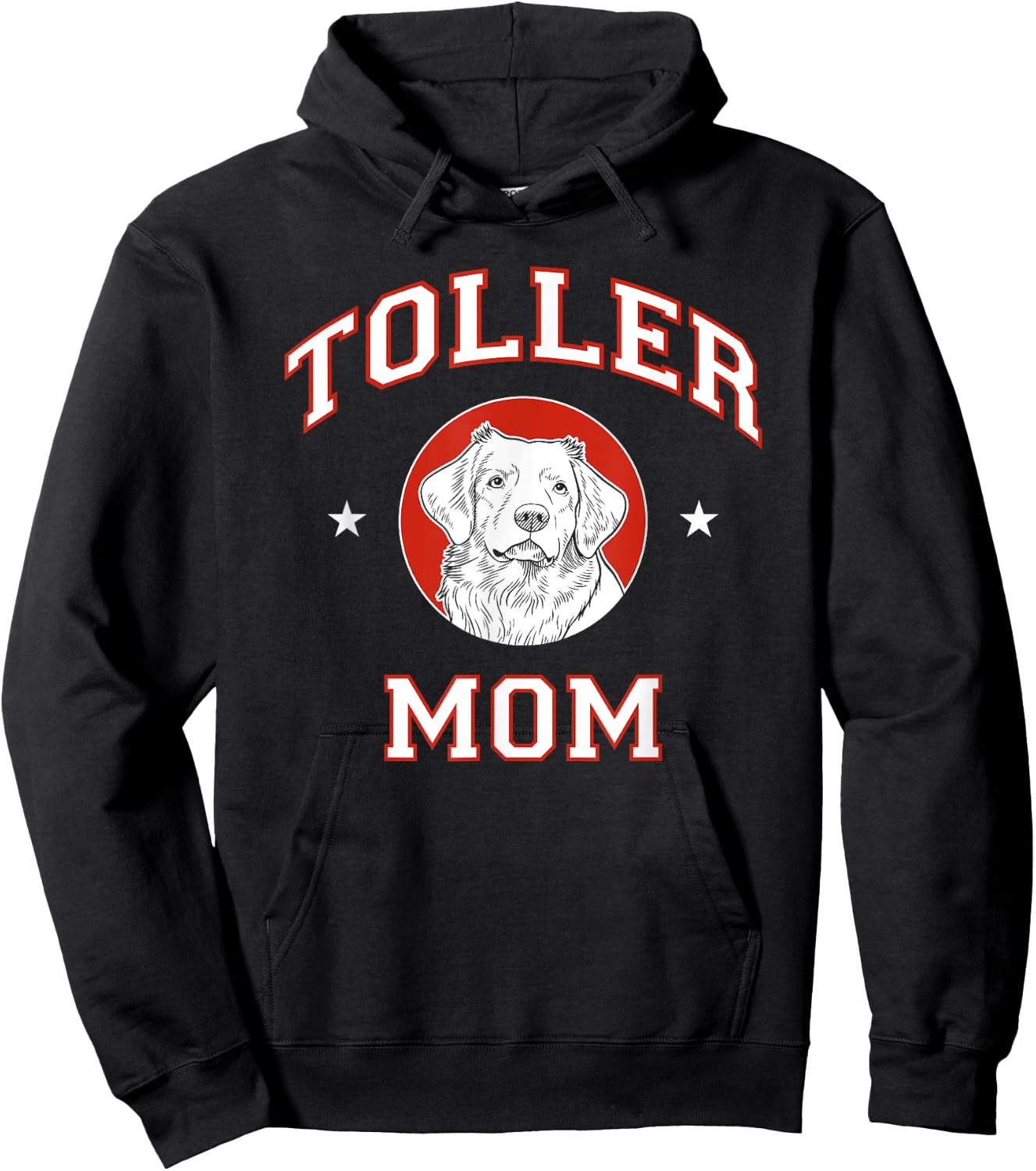 Nova Scotia Duck Tolling Retriever Mom Dog Mother Hoodie - Hoodie | Black