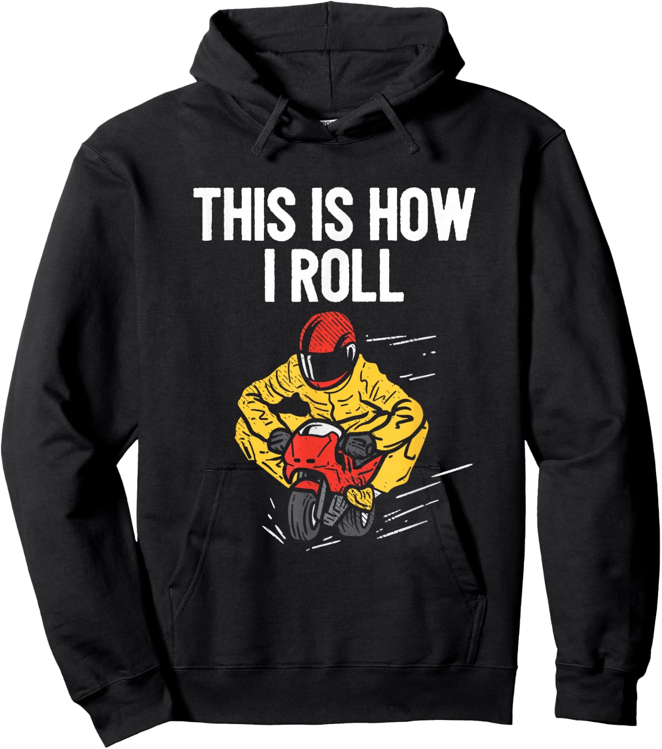 This Is How I Roll Minimoto Pocket Bike Rocket Pocketbike Hoodie - Hoodie | Black