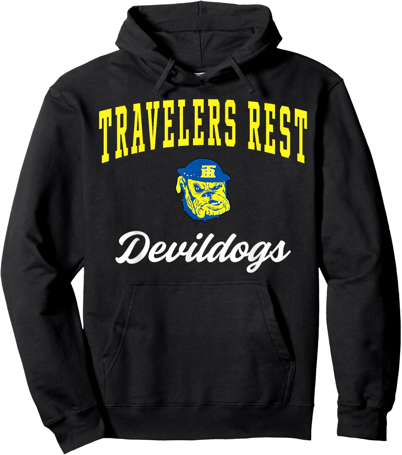 Travelers Rest High School Devildogs C3 Hoodie - Hoodie | Black