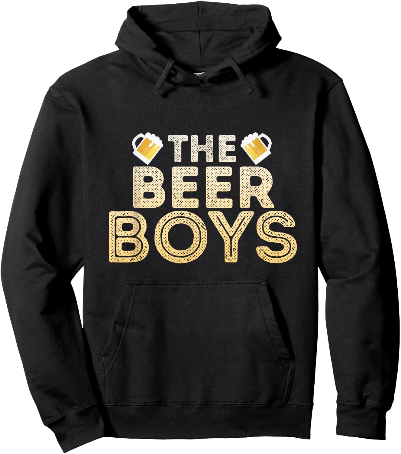 The Beer Boys Funny Drinking Buddies Party Hoodie - Hoodie | Black