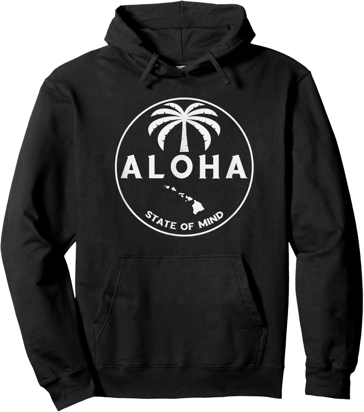 Aloha Hawaii Palm Tree - Feel the Aloha Hawaiian Spirit!! Hoodie - Hoodie | Black