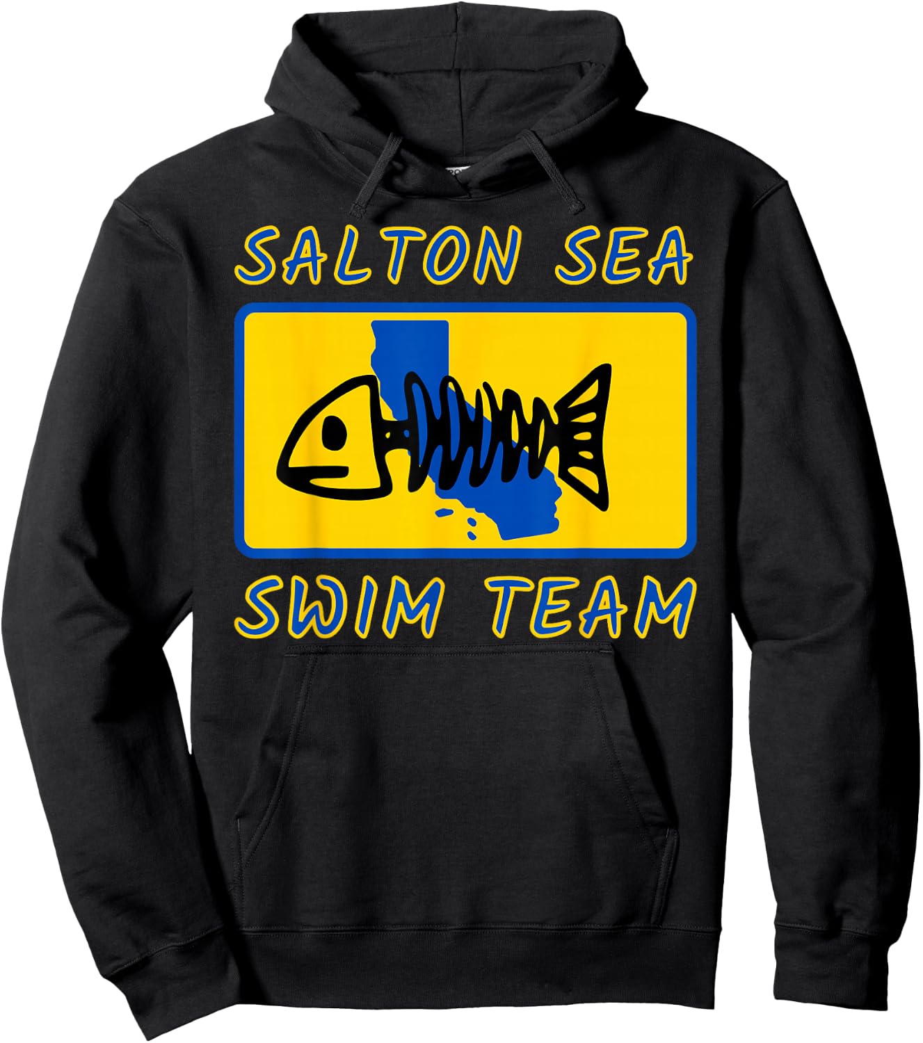 Salton Sea Swim Team Graphic Hoodie - Hoodie | Black