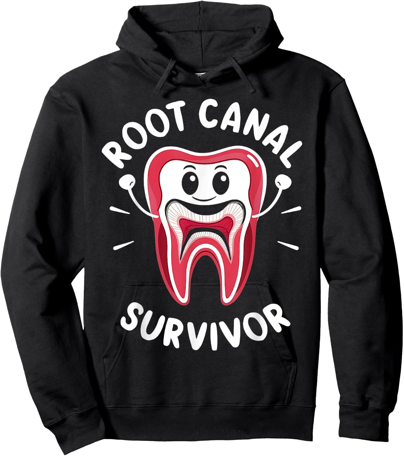 Root Canal Shirts Funny I survived My Root Canal Treatment Hoodie - Hoodie | Black