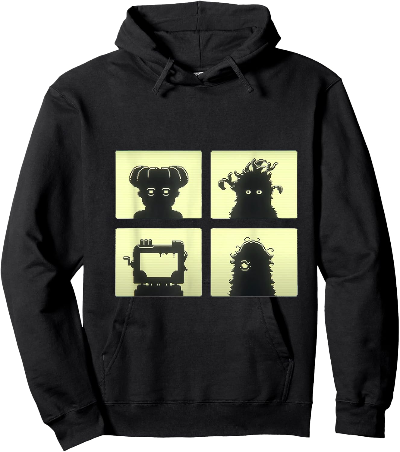 Inscryption Four Scribes Boss Psychological Card Game Scary Hoodie - Hoodie | Black