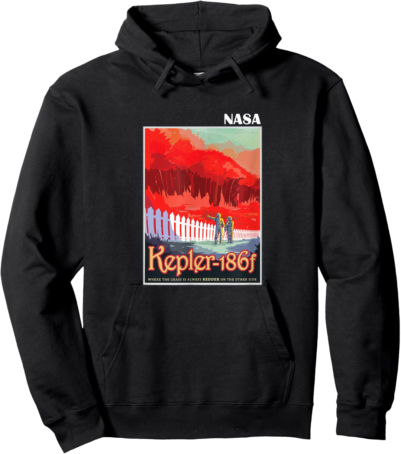 The Official Kepler 186f Space Tourism Poster NASA Hoodie - Hoodie | Black