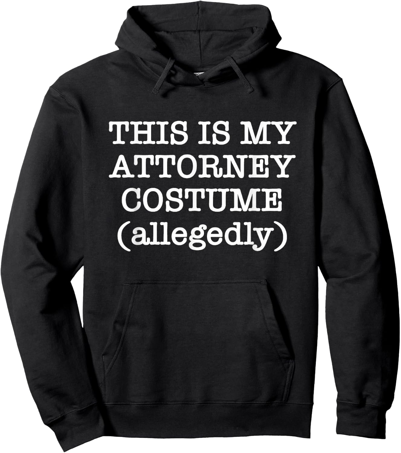 This Is My Attorney Costume Lawyer Hoodie - Hoodie | Black