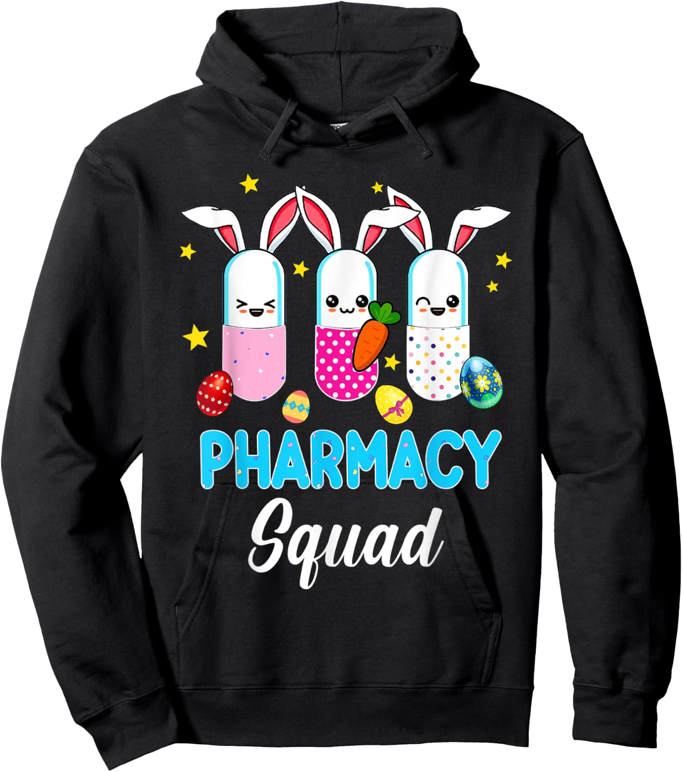 Happy Easter Pharmacist Pharmacy Squad Pharmacy Squad Hoodie - Hoodie | Black