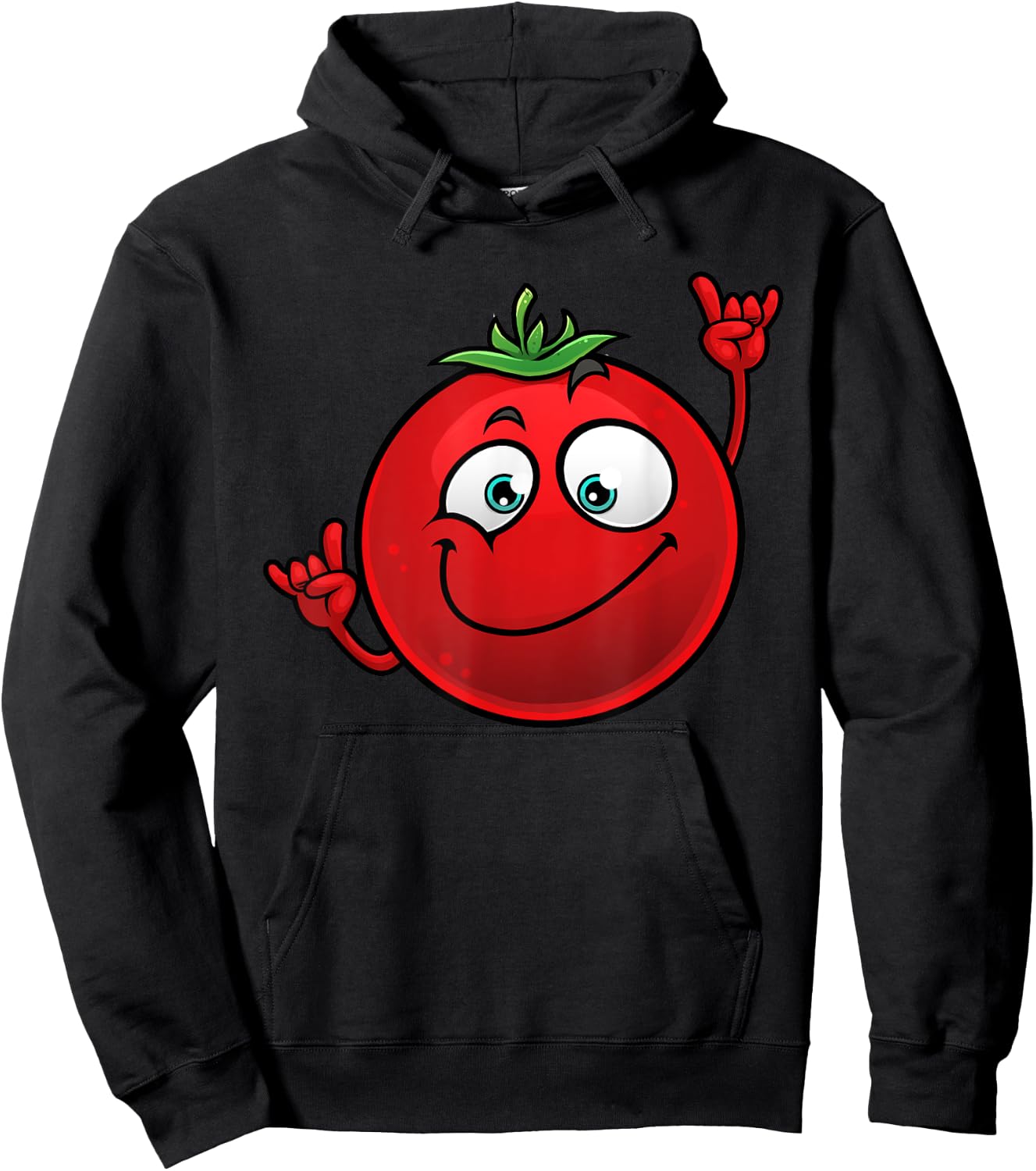 Funny Tomato Designs Women Dancing Farm Foodie Hoodie - Hoodie | Black