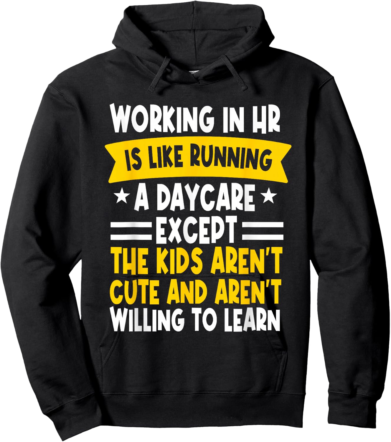 Human Resources Management HRM Recruitment Specialist HR Hoodie - Hoodie | Black
